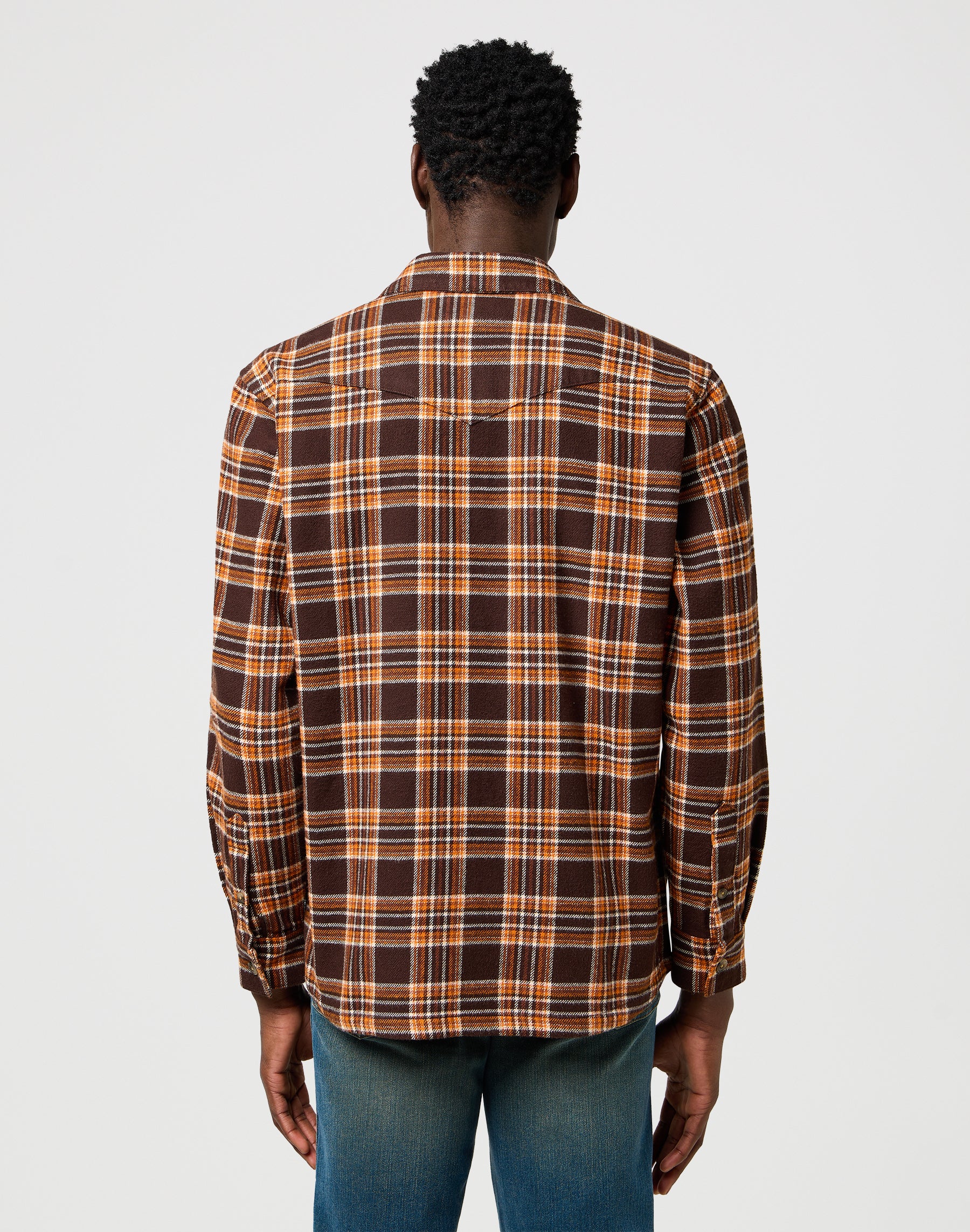 Overshirt in Deep Brown Shirts Wrangler