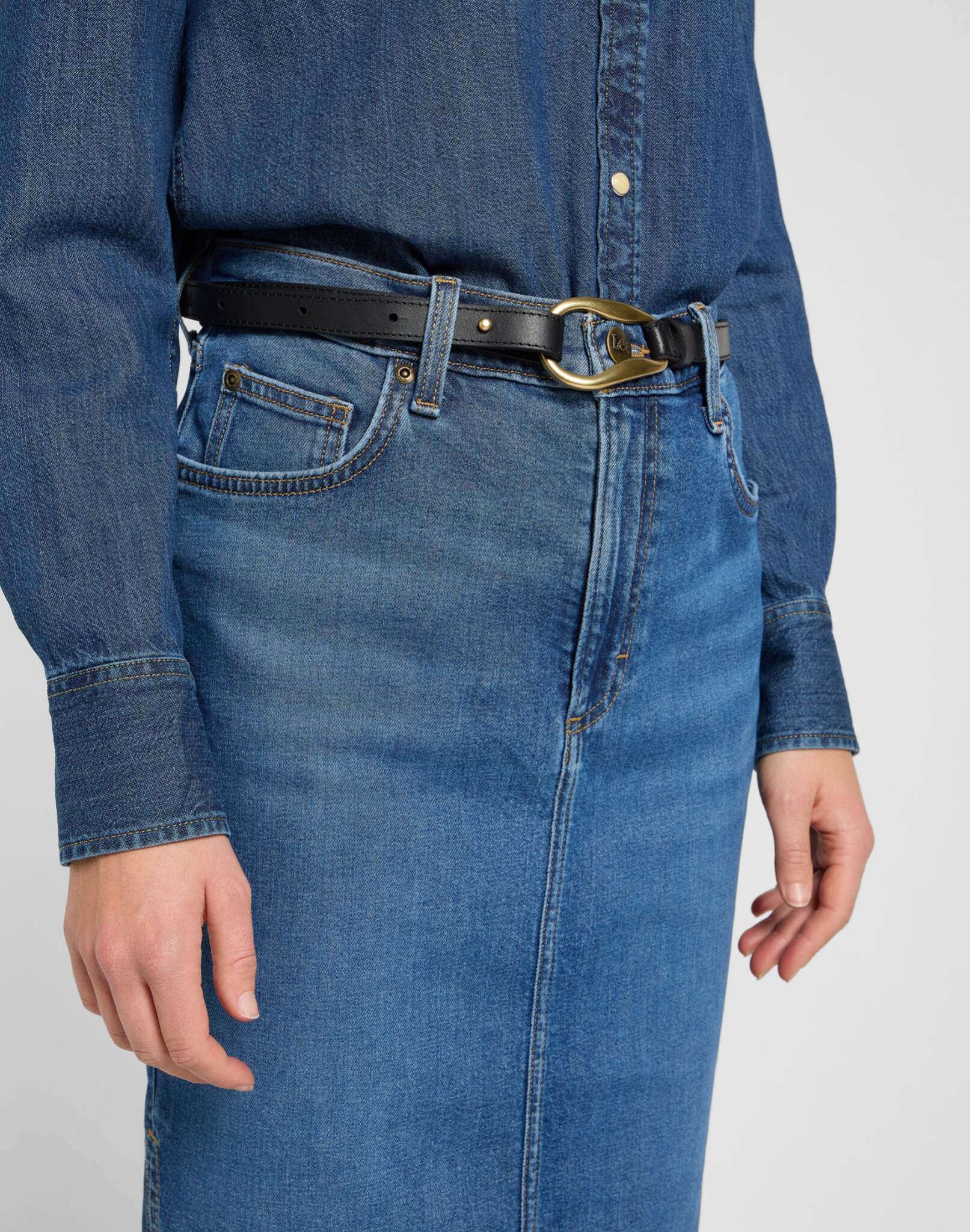 Loop Belt in Black Belt Lee