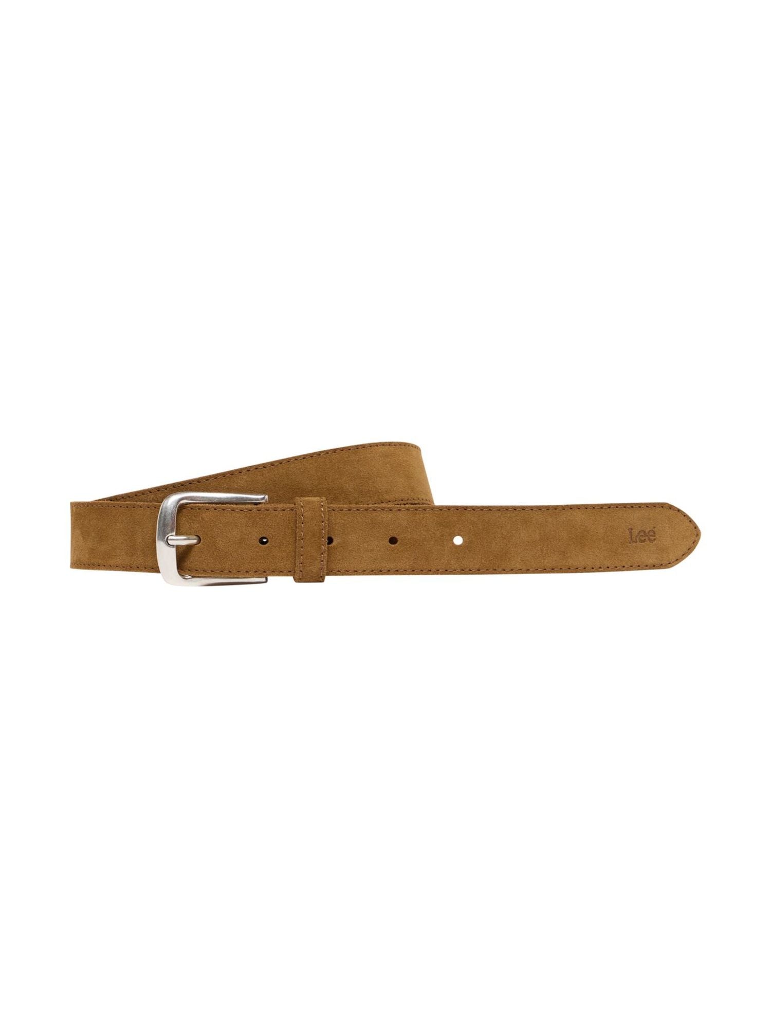 Suede belt in khaki