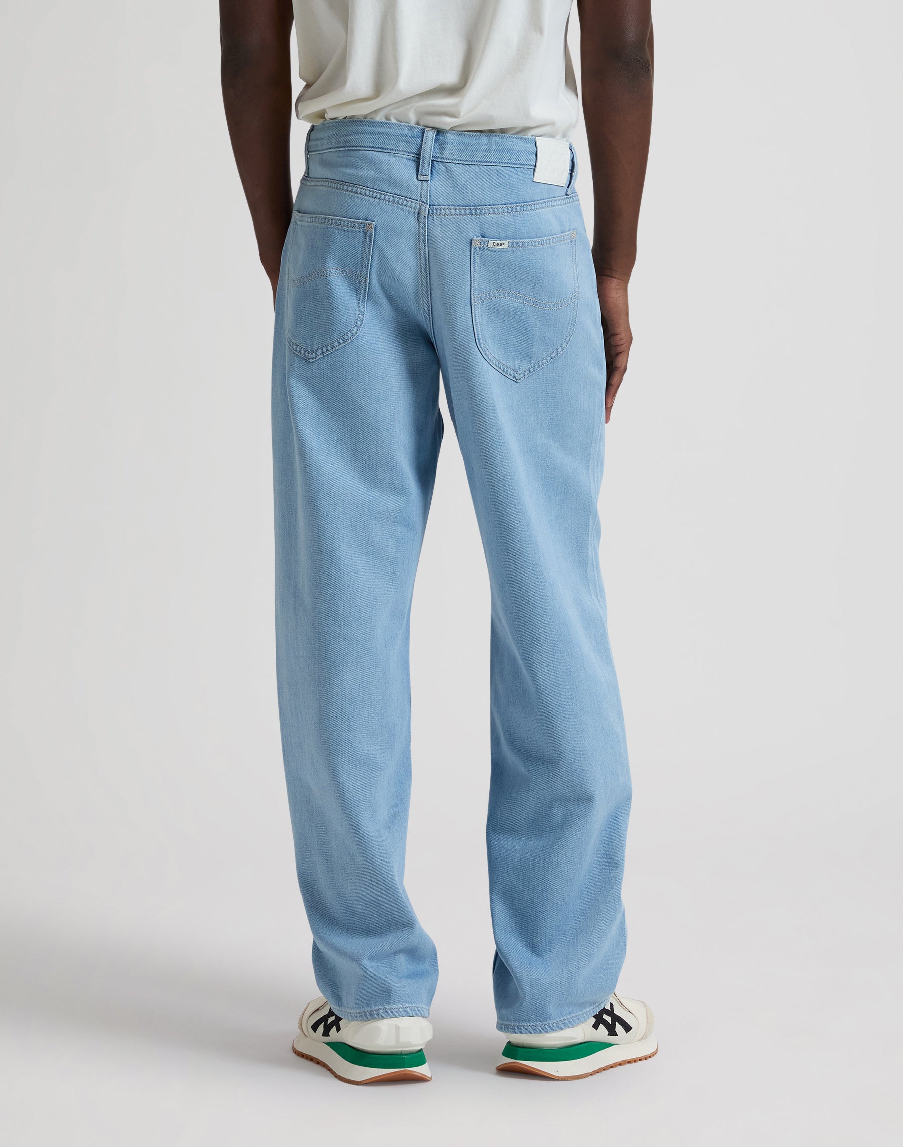 Henry Baggy Drawstring in Light Stone Jeans by Lee