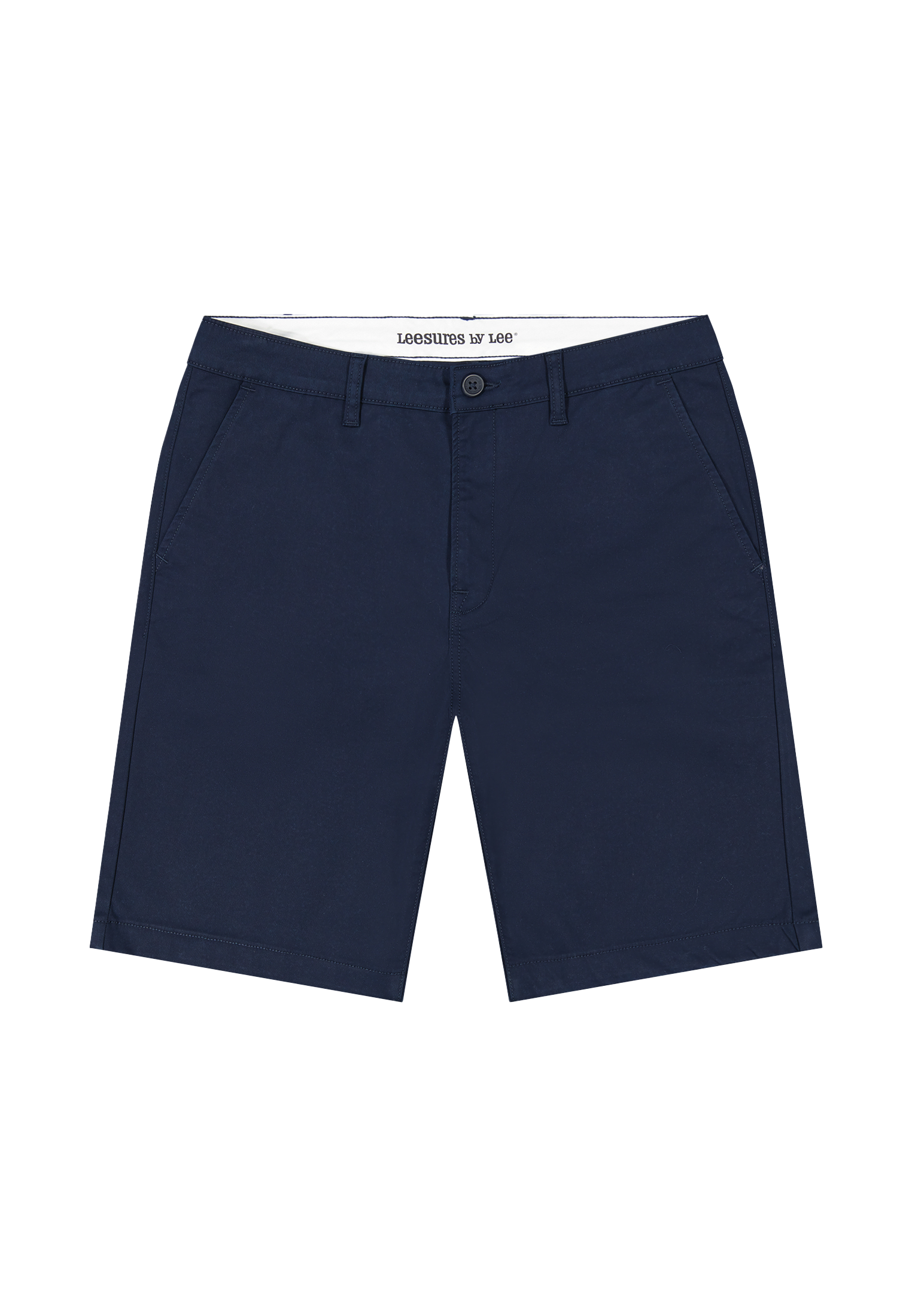 Regular chino shorts in rivet navy shorts Lee