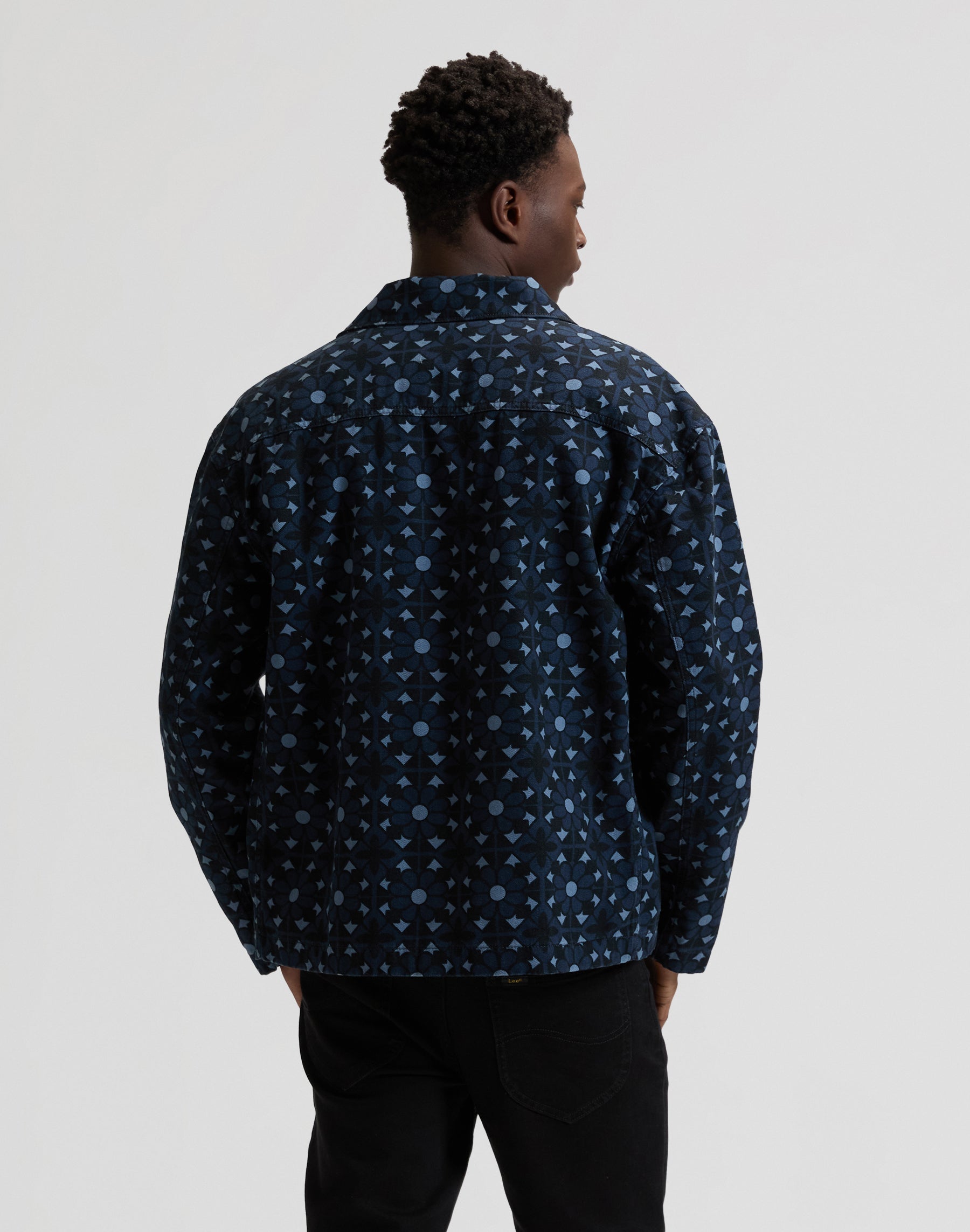 Clean Workwear Jacket in Geo Print Jackets Lee