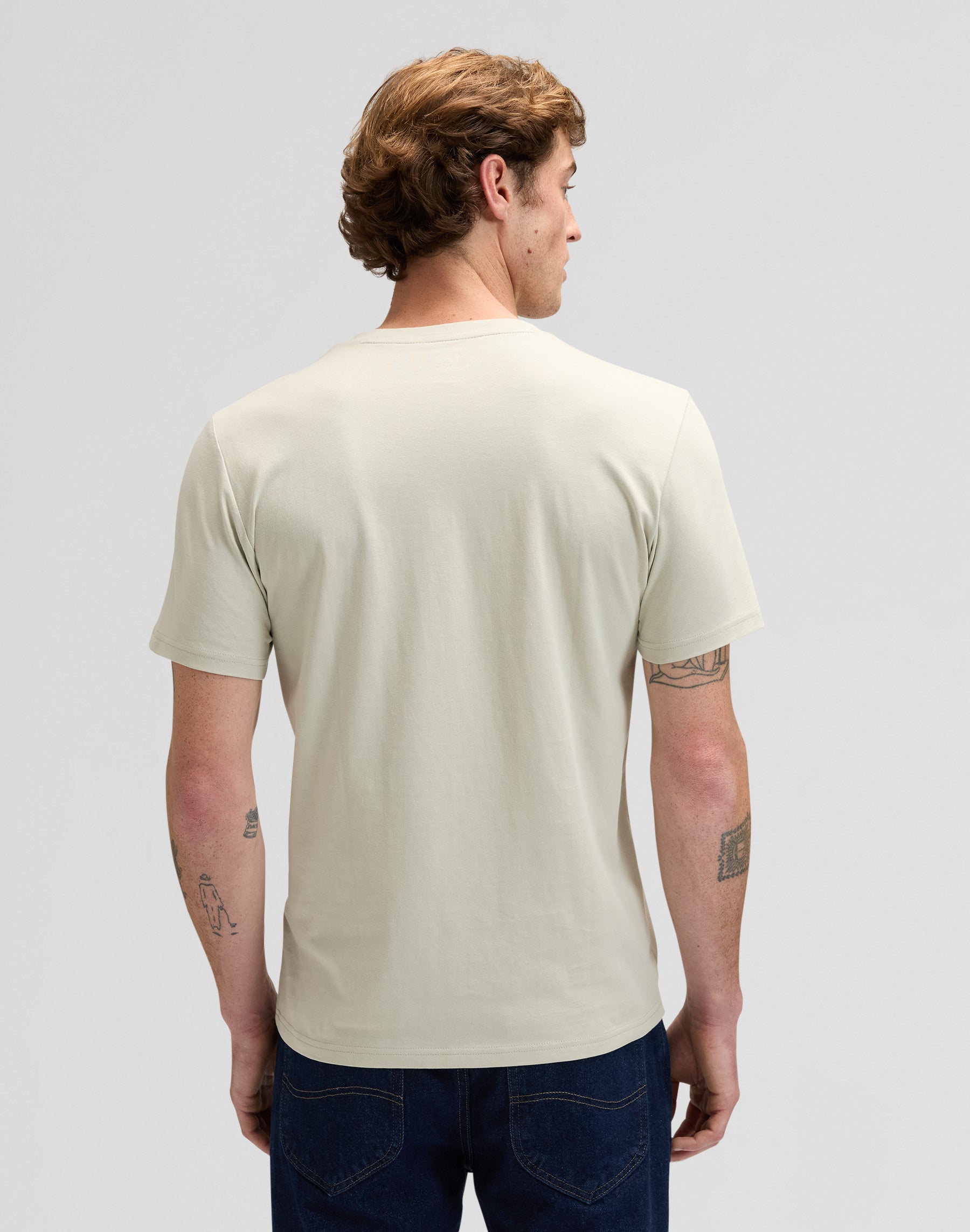 SS Patch Logo Tee in Cove