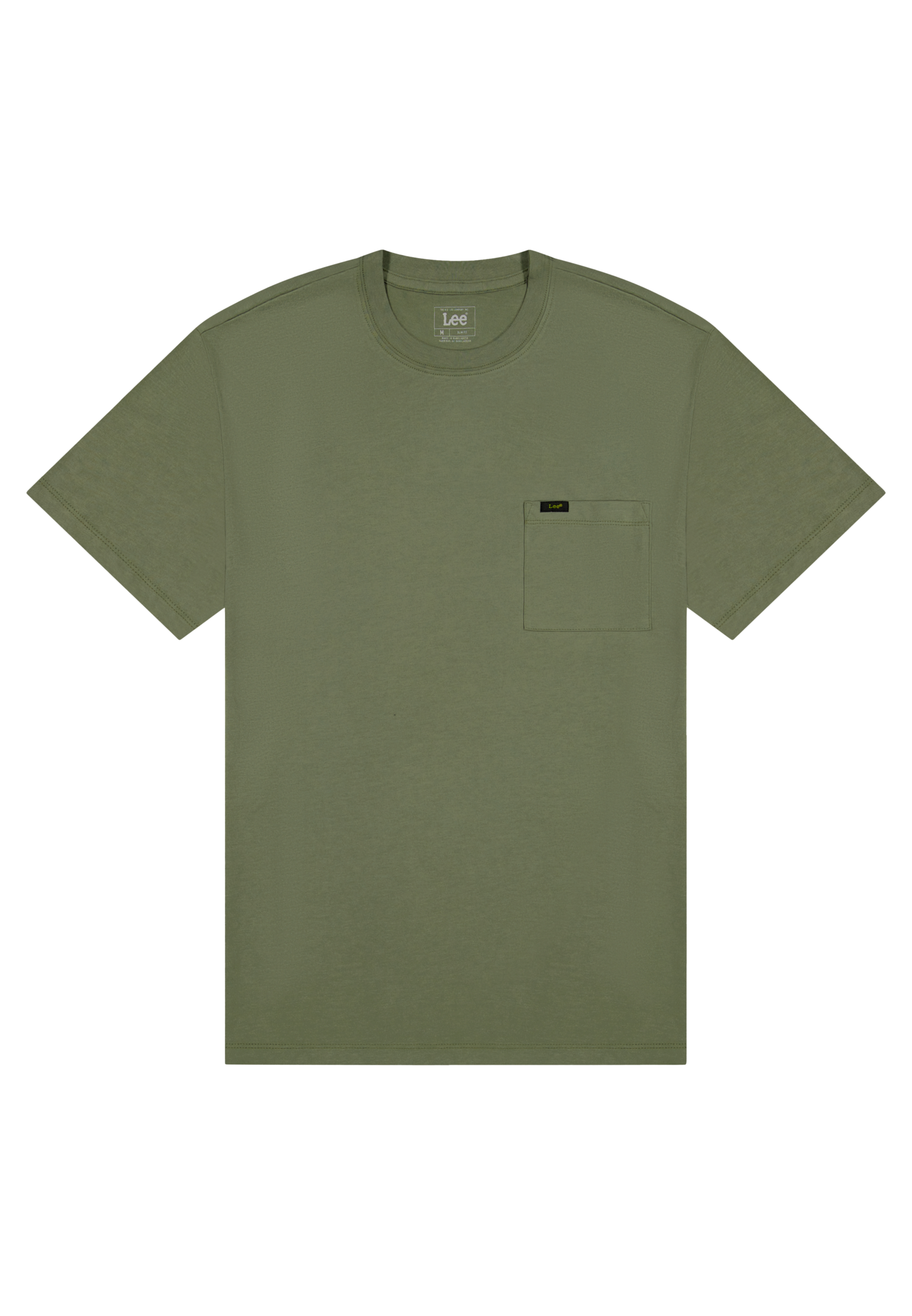 Ultimate Pocket Tee in Lichen Olive