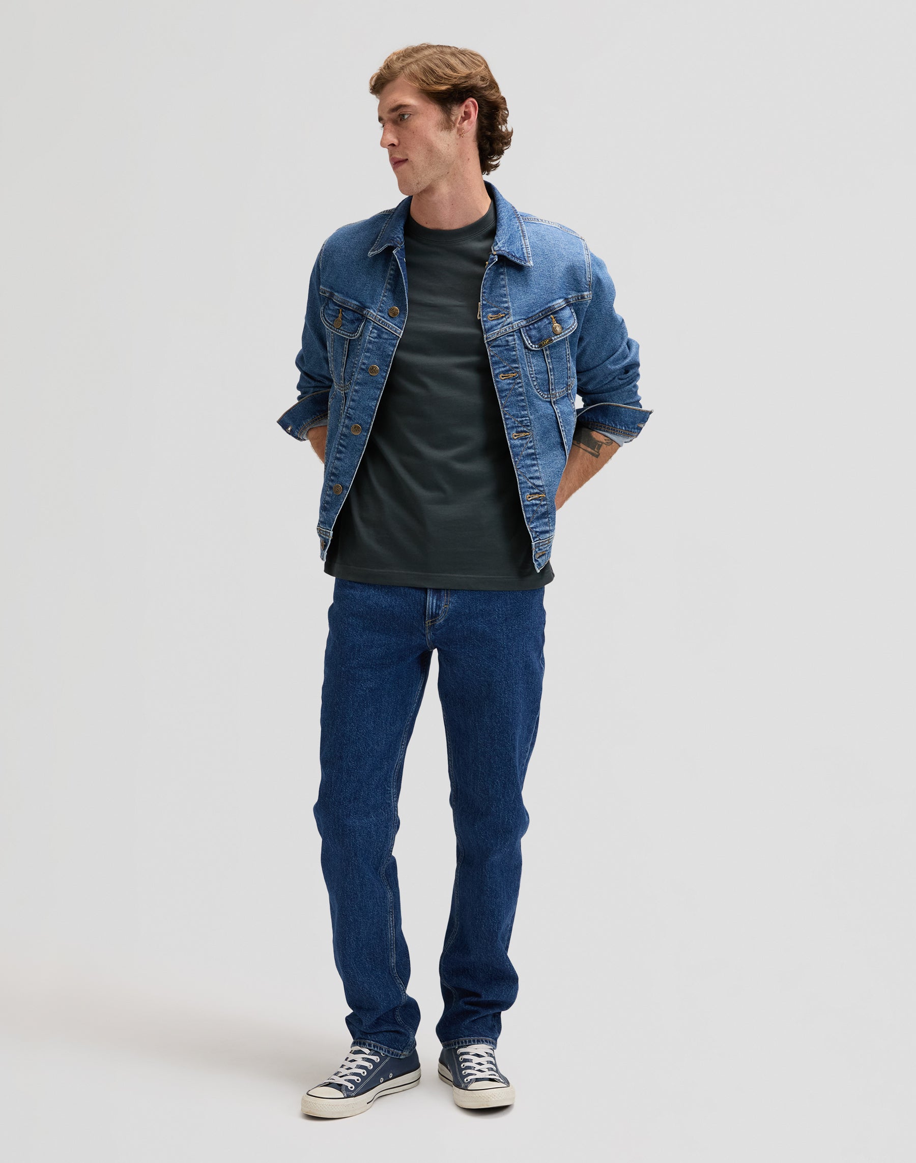 Lee Tee in Washed Black T-shirts Lee