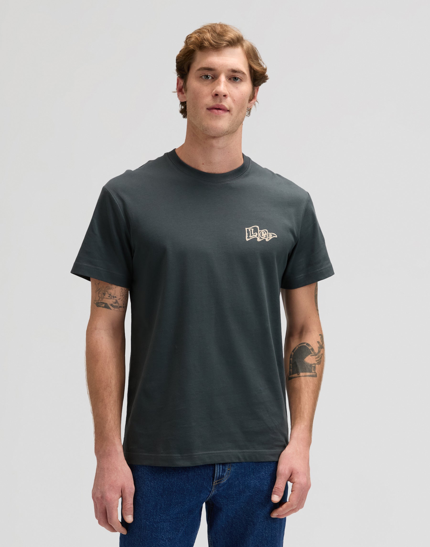 Lee Tee in Washed Black T-shirts Lee