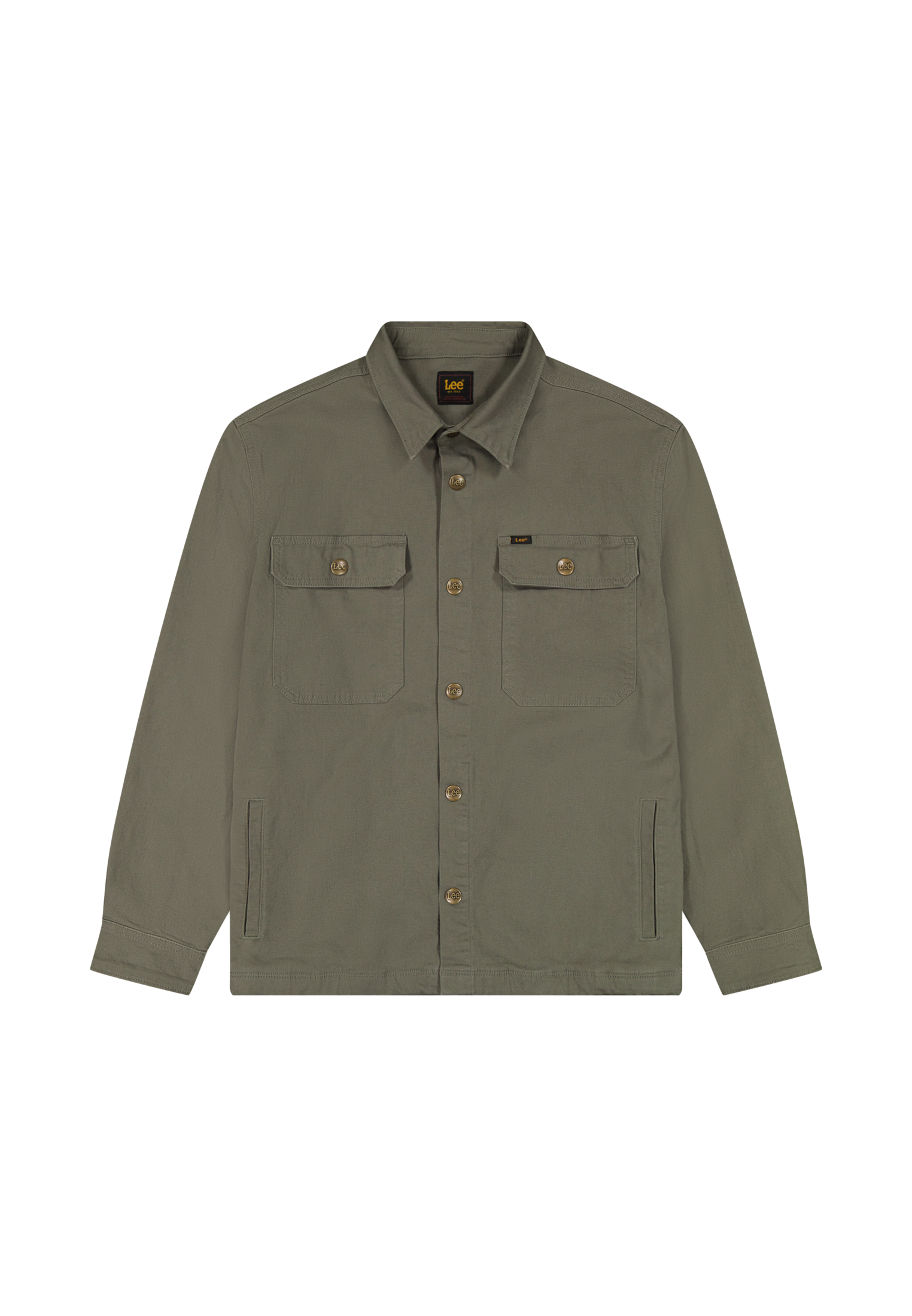 2-pocket overshirt in lichen olive Shirts Lee