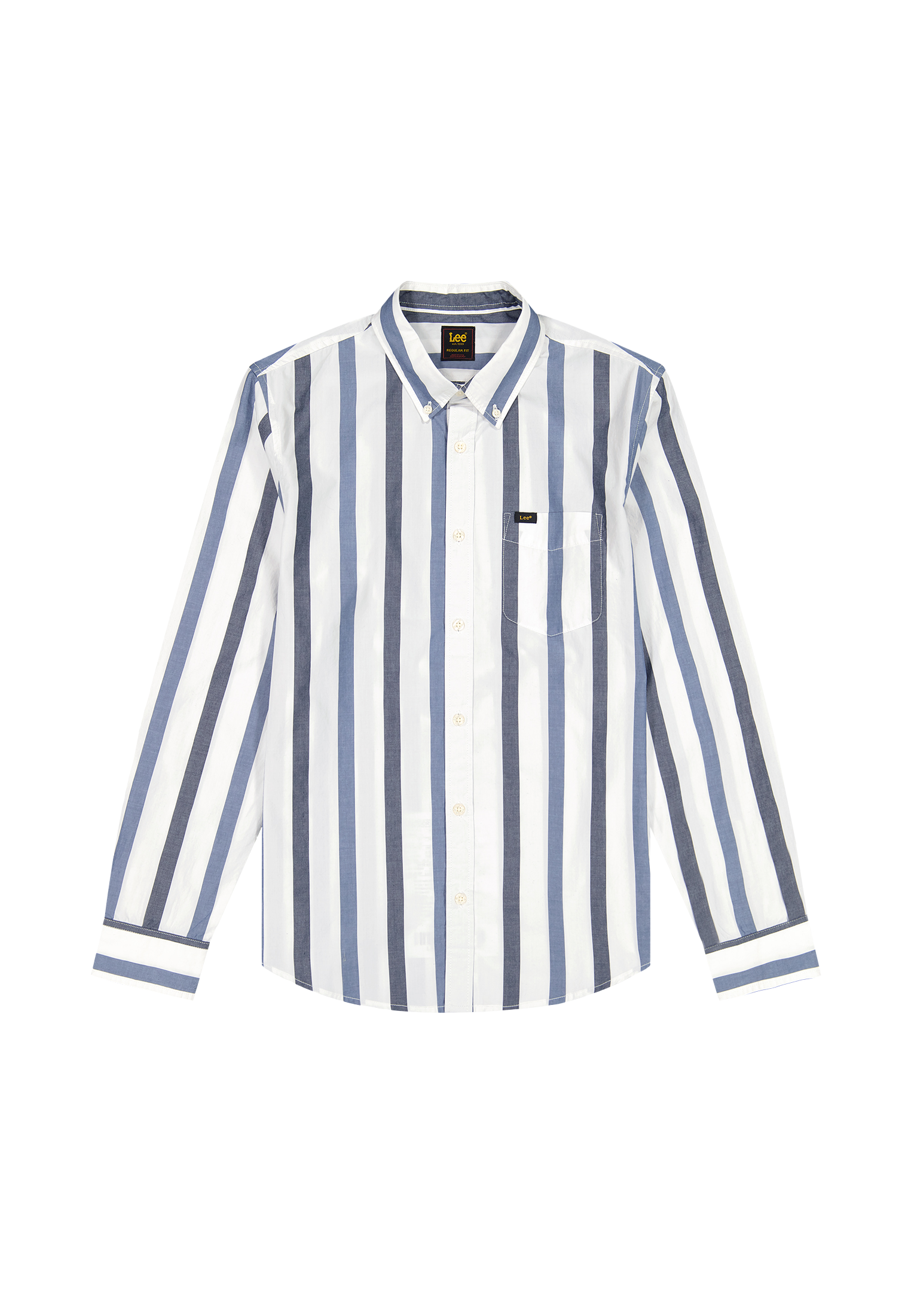Lee Down in Tonal Rivet Navy Stripe