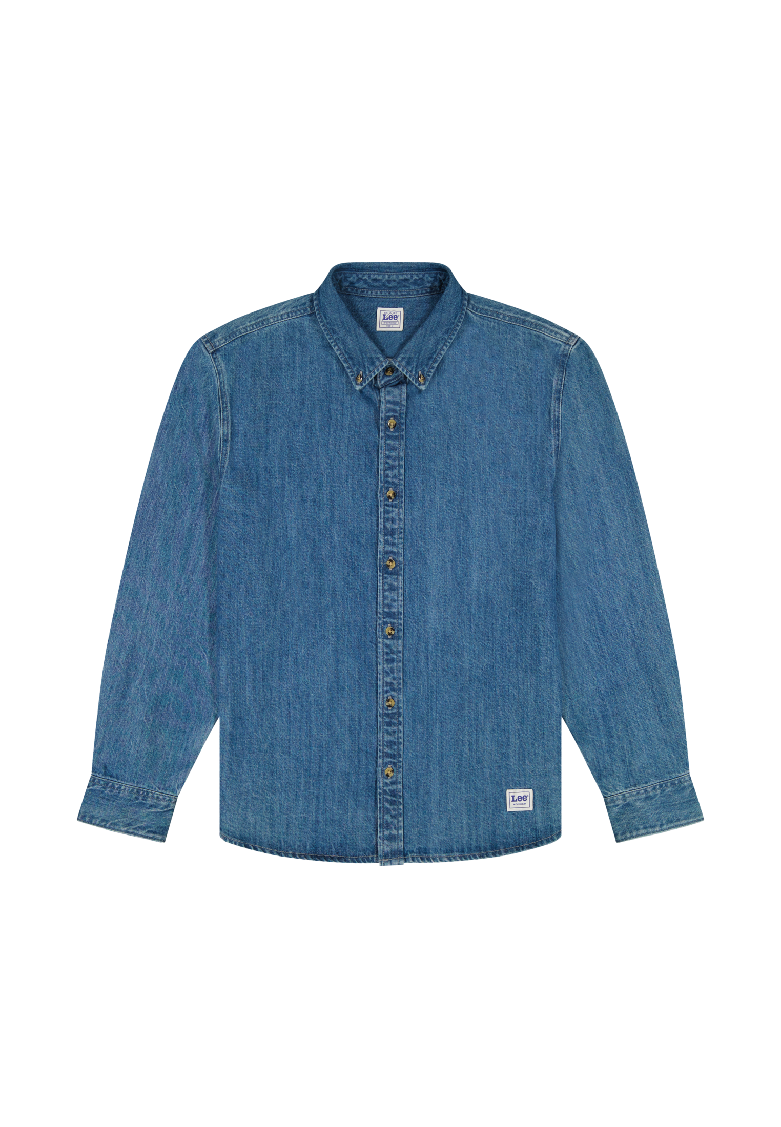 Workwear button-down in Edgar Shirts Lee