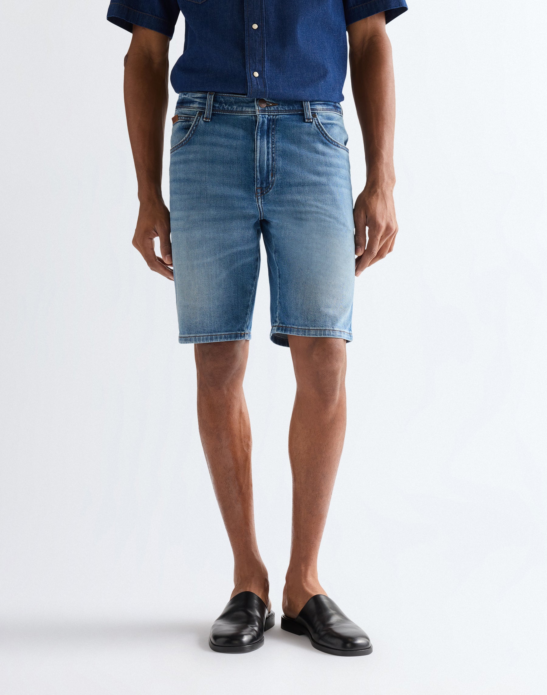 Texas shorts in Harbor Blue denim shorts Wrangler