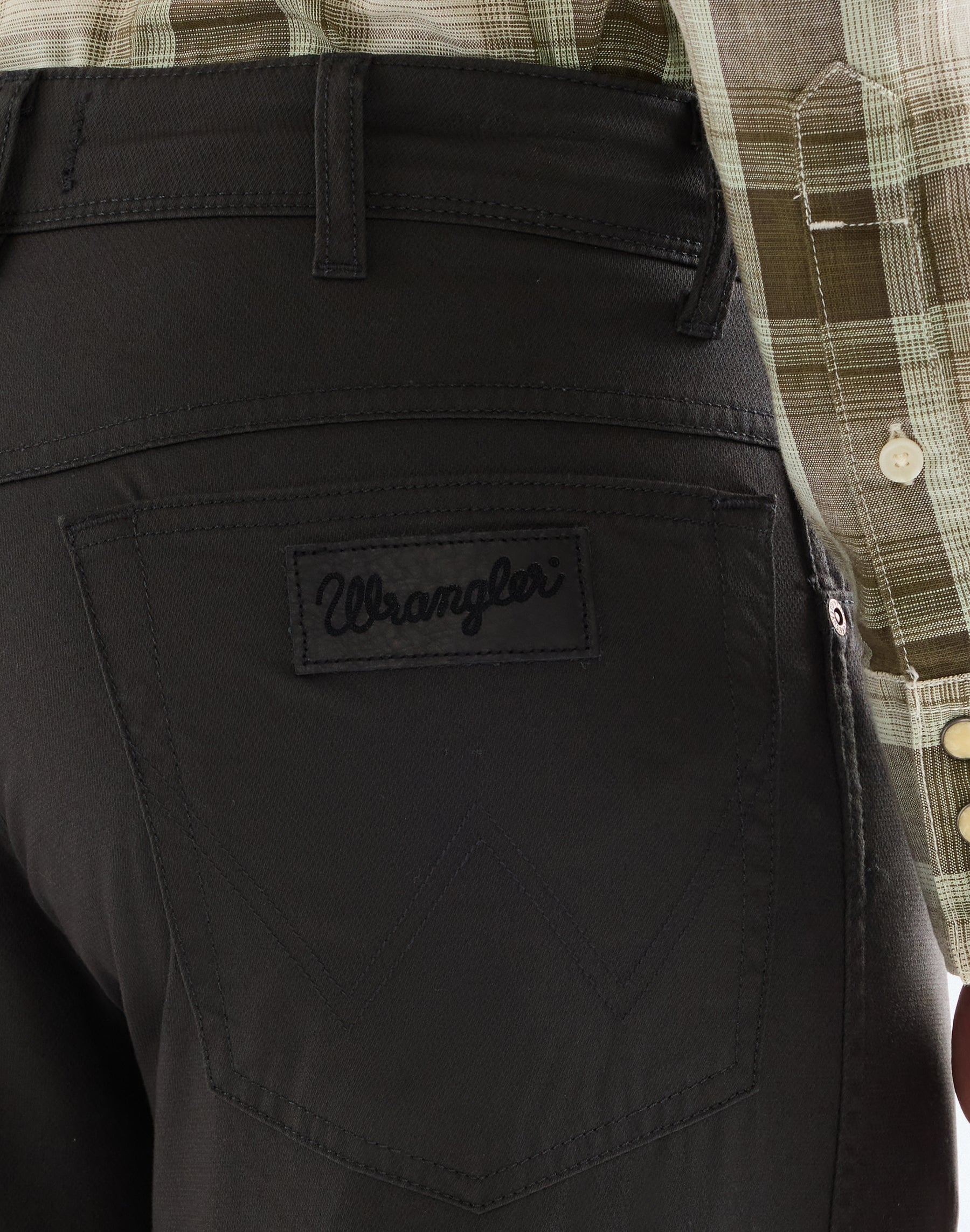 Texas in Faded Black Pants Wrangler