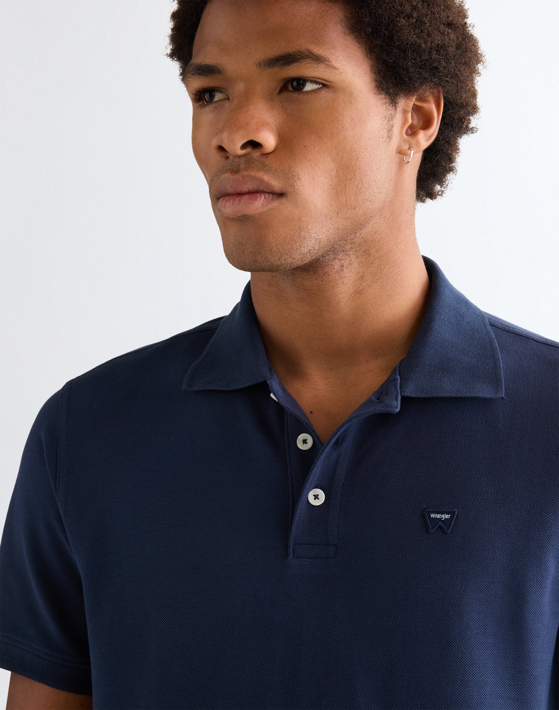 Polo shirt in navy