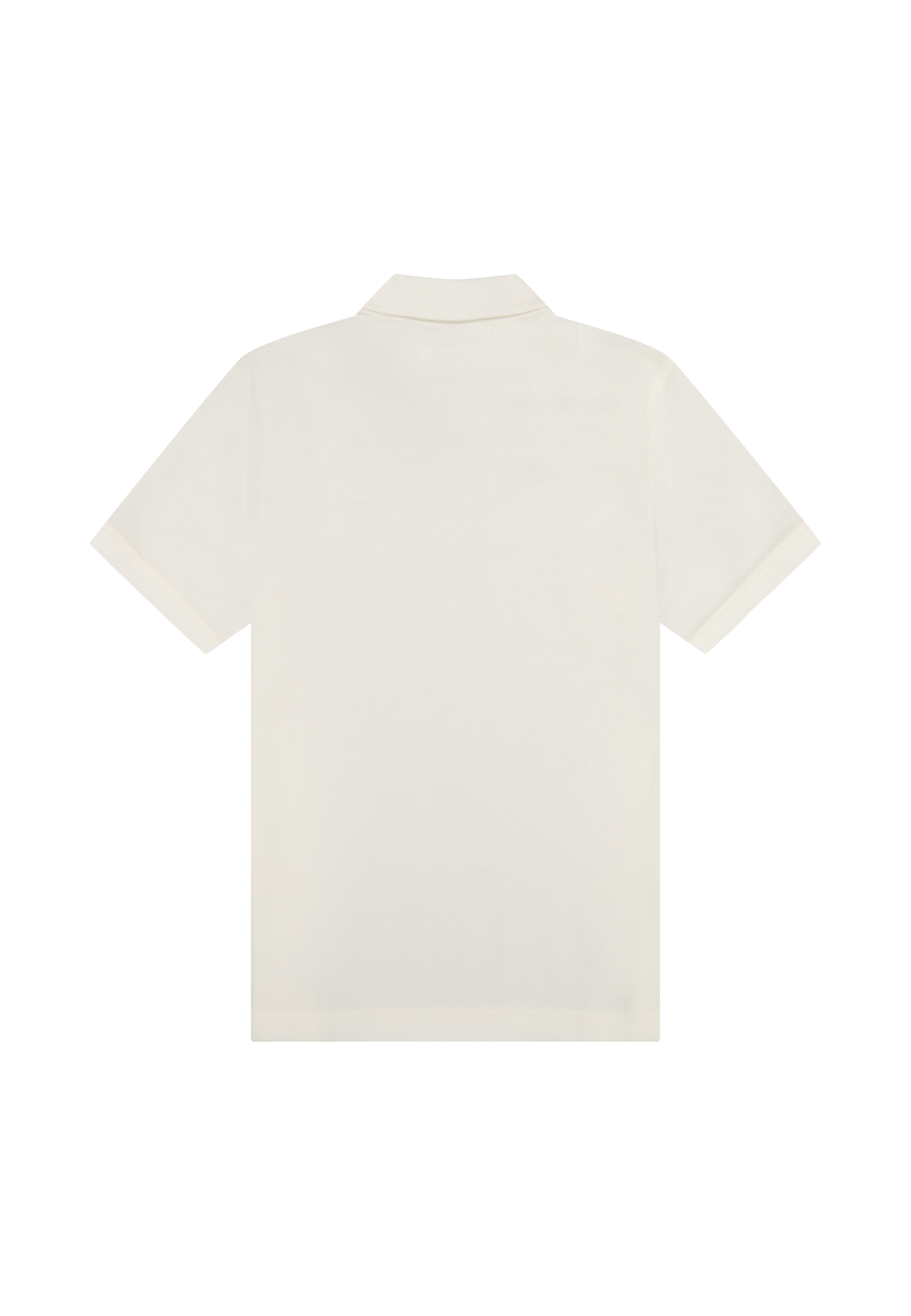 Polo shirt in worn white