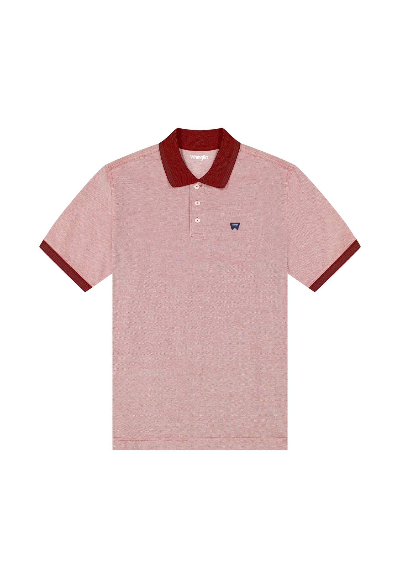 Refined Polo Shirt in Ruby Wine