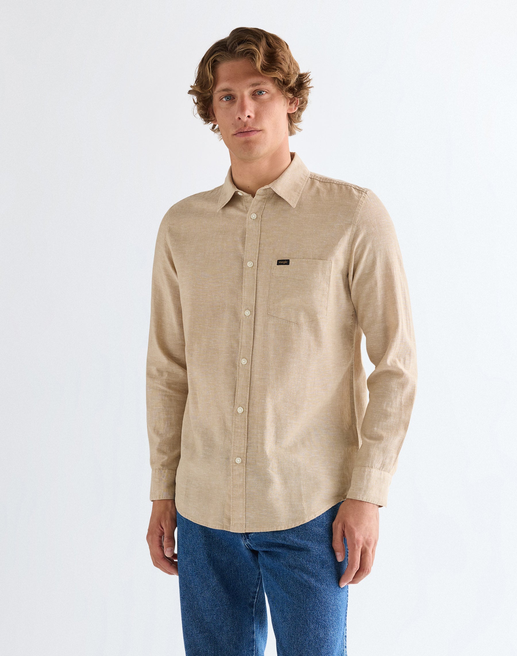 1 Pocket Shirt in Kelp Shirts Wrangler