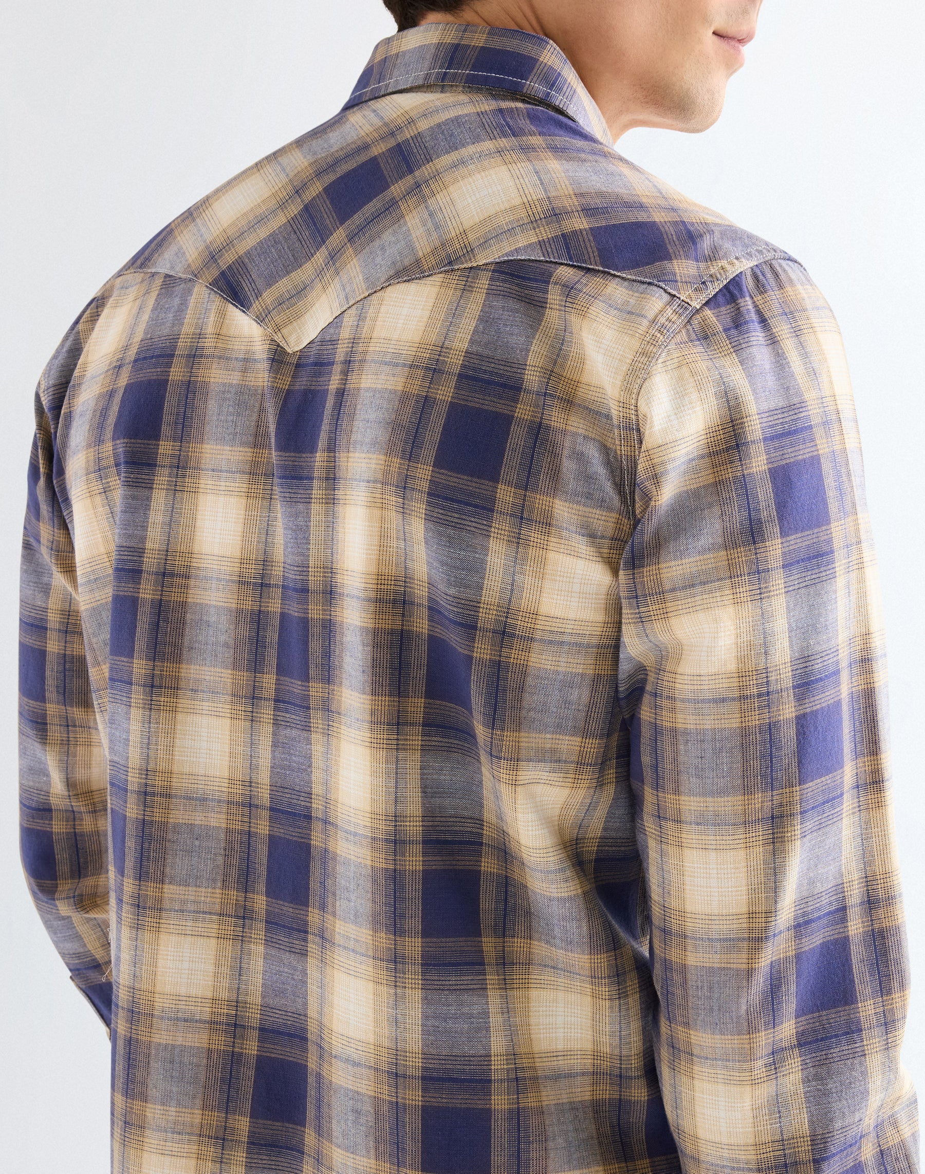 Western Shirt in Mood Indigo