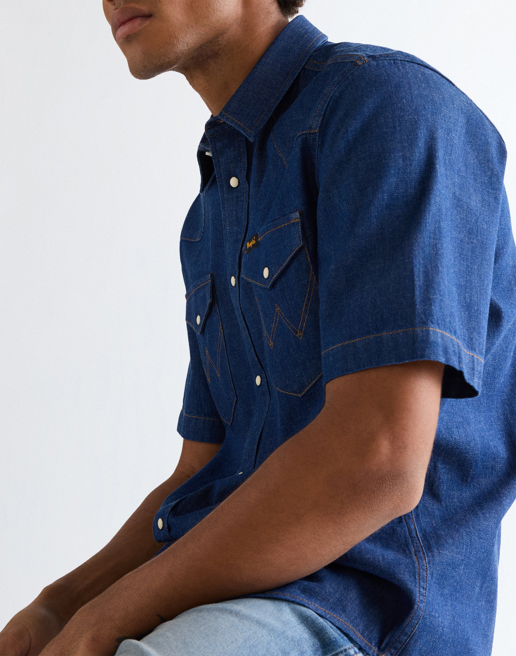 Short-sleeved Western in Caroline Creek Shirts Wrangler