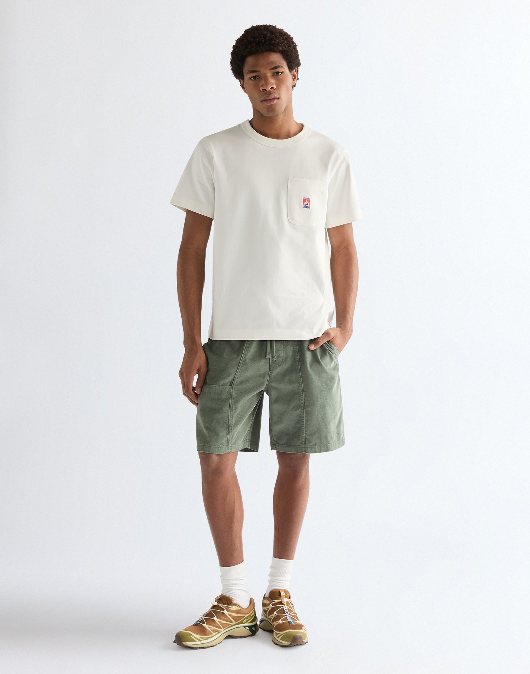 Vinla Shorts in Agave Green