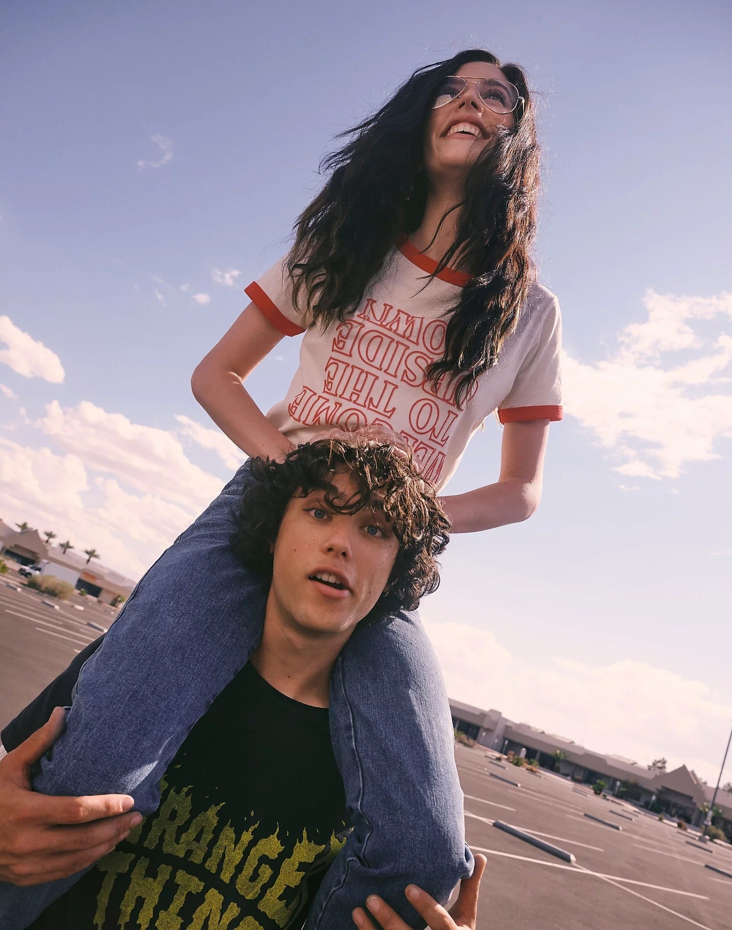 The Upside Down Tee in Marshmallow