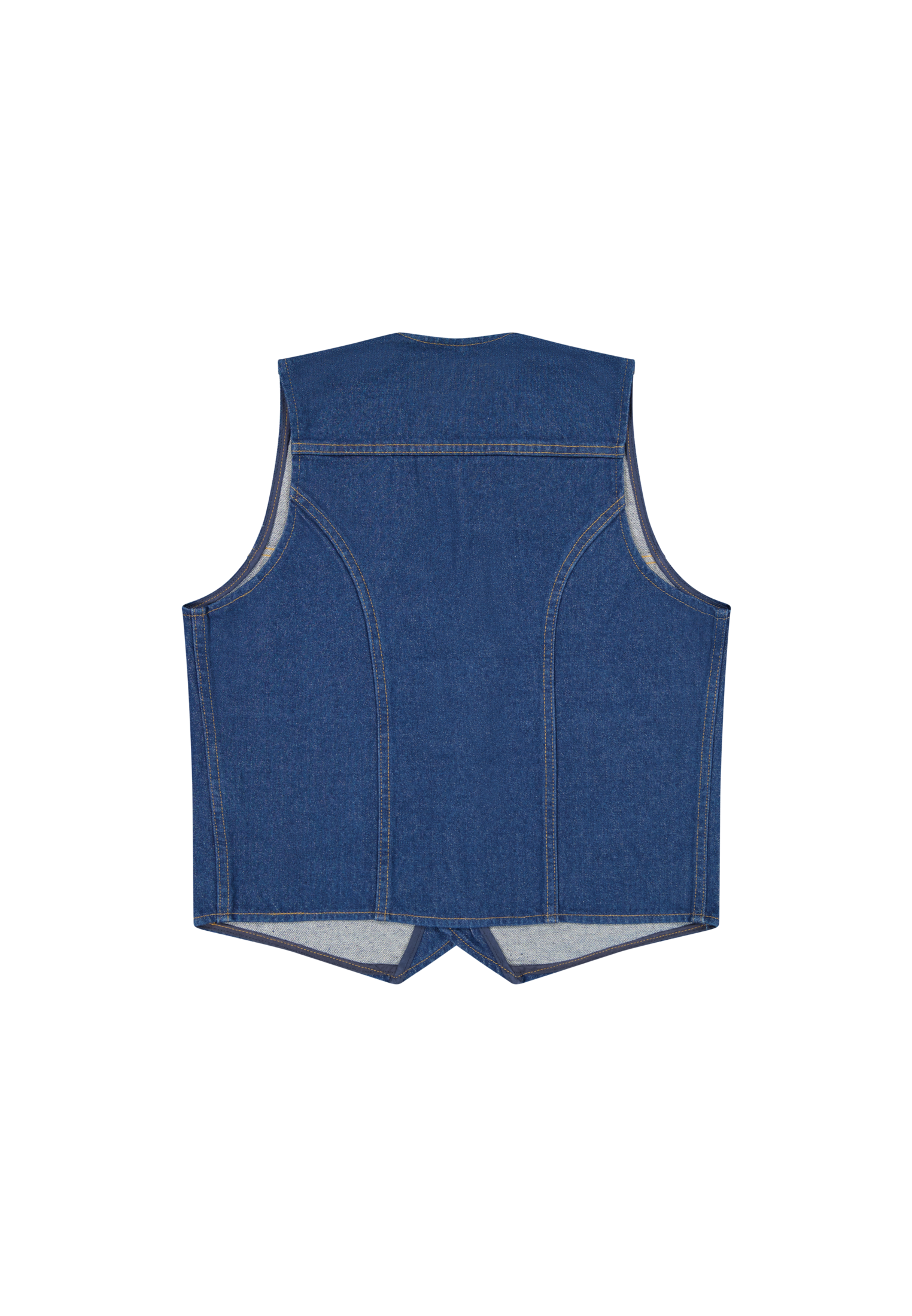 Cowboy Cut Vest in Prewashed Indigo Jackets Wrangler