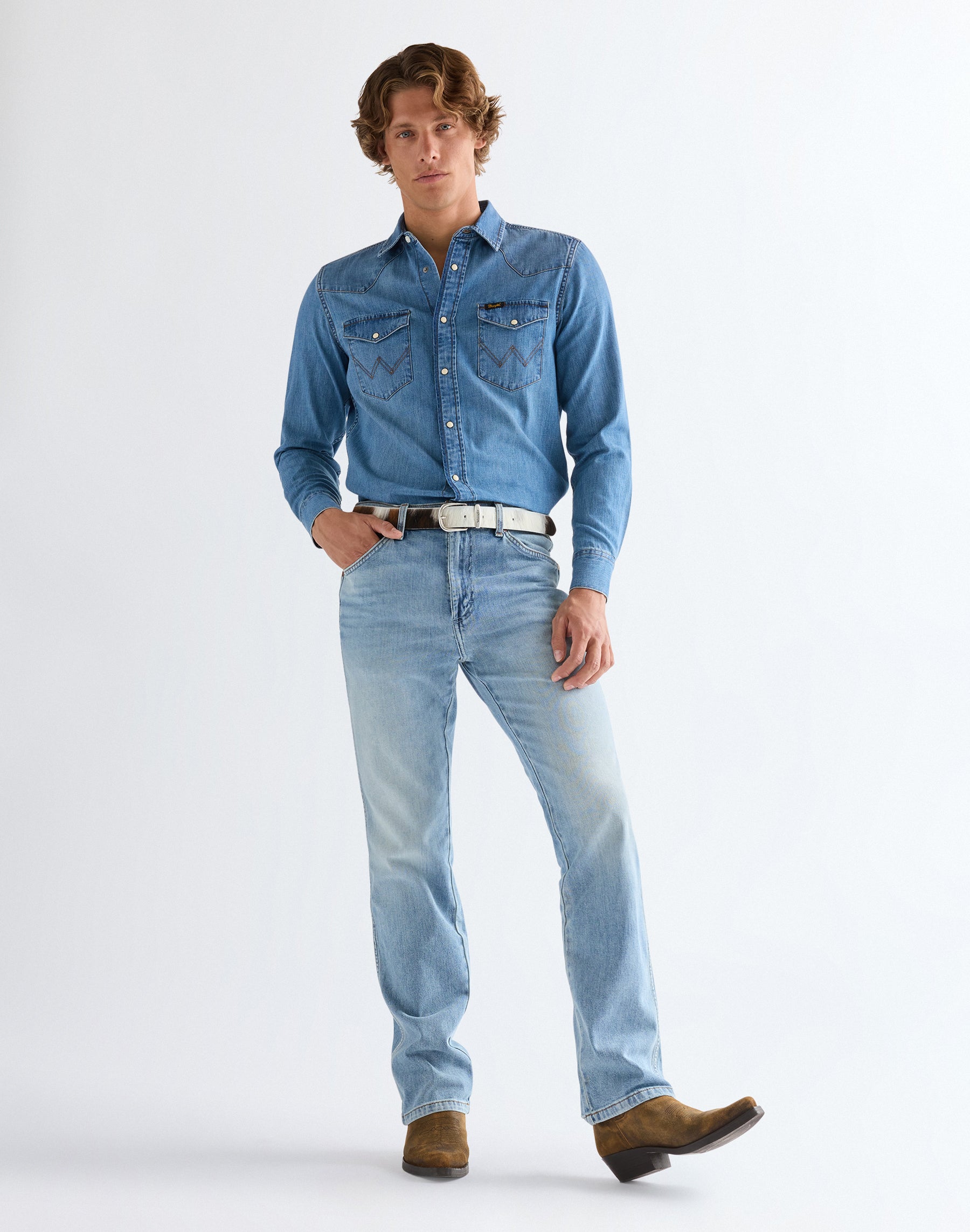 Easy Belt in Cow Belt Wrangler