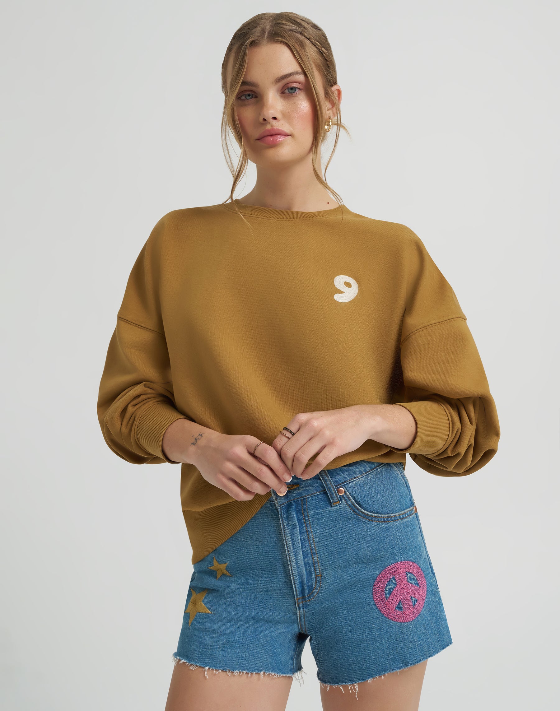 Good Jeans Sweatshirt in Brown
