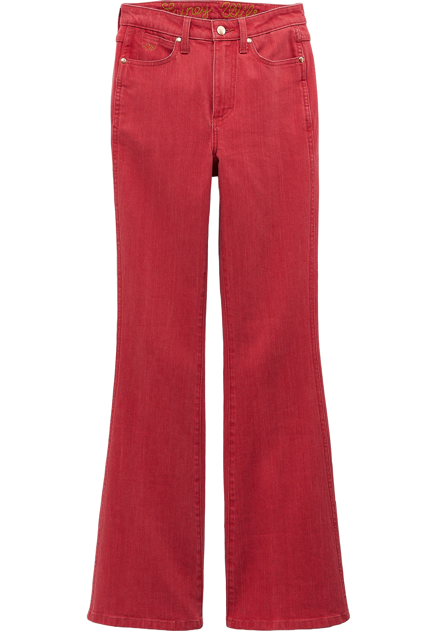 Lainey Flare in Washed Red