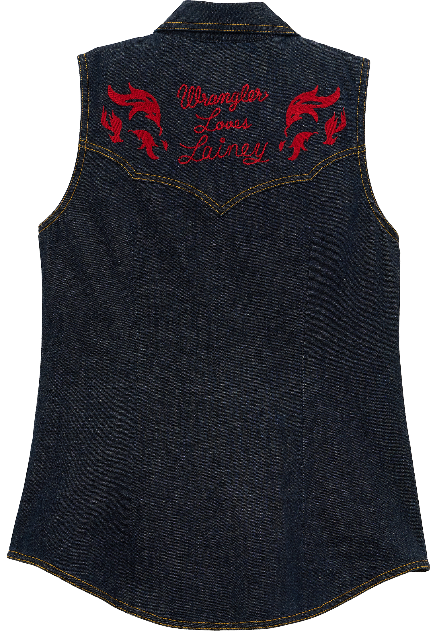 Sleeveless Shirt in Rinse Shirts Wrangler