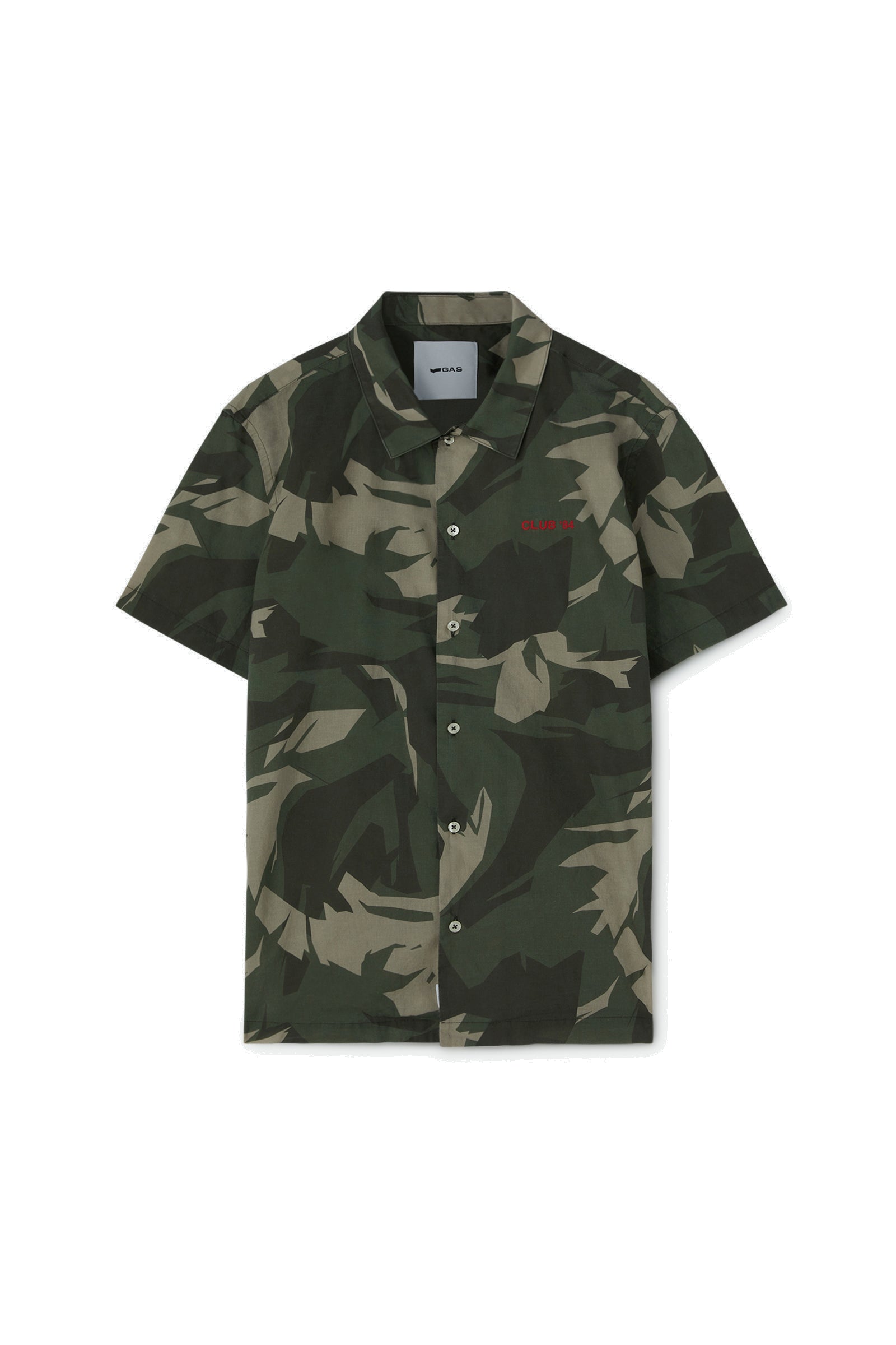 Pierr M/C Shirt in Camouflage Green Shirts GAS   