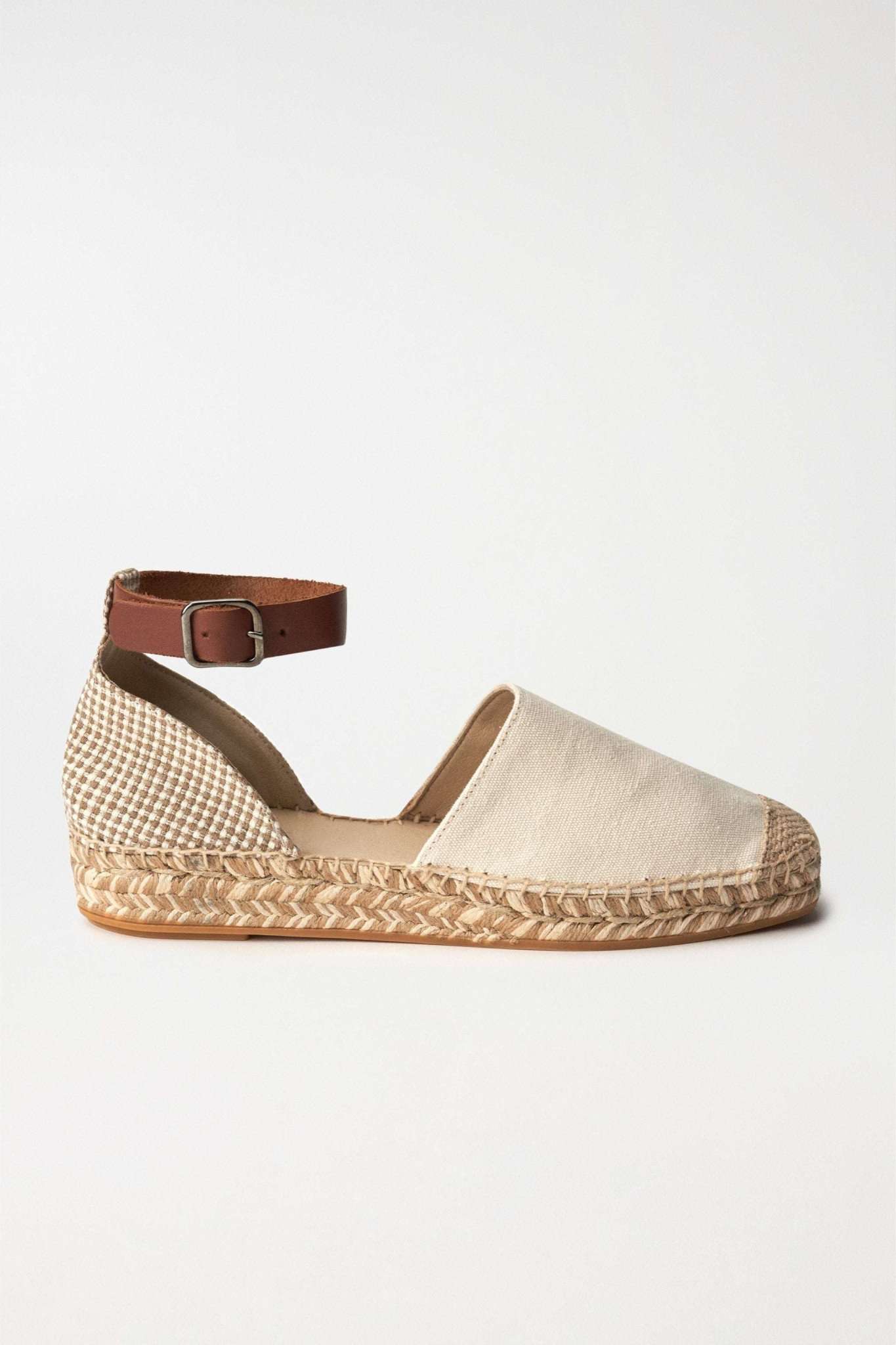 Platform espadrilles in light pearl sandals Salsa Jeans   