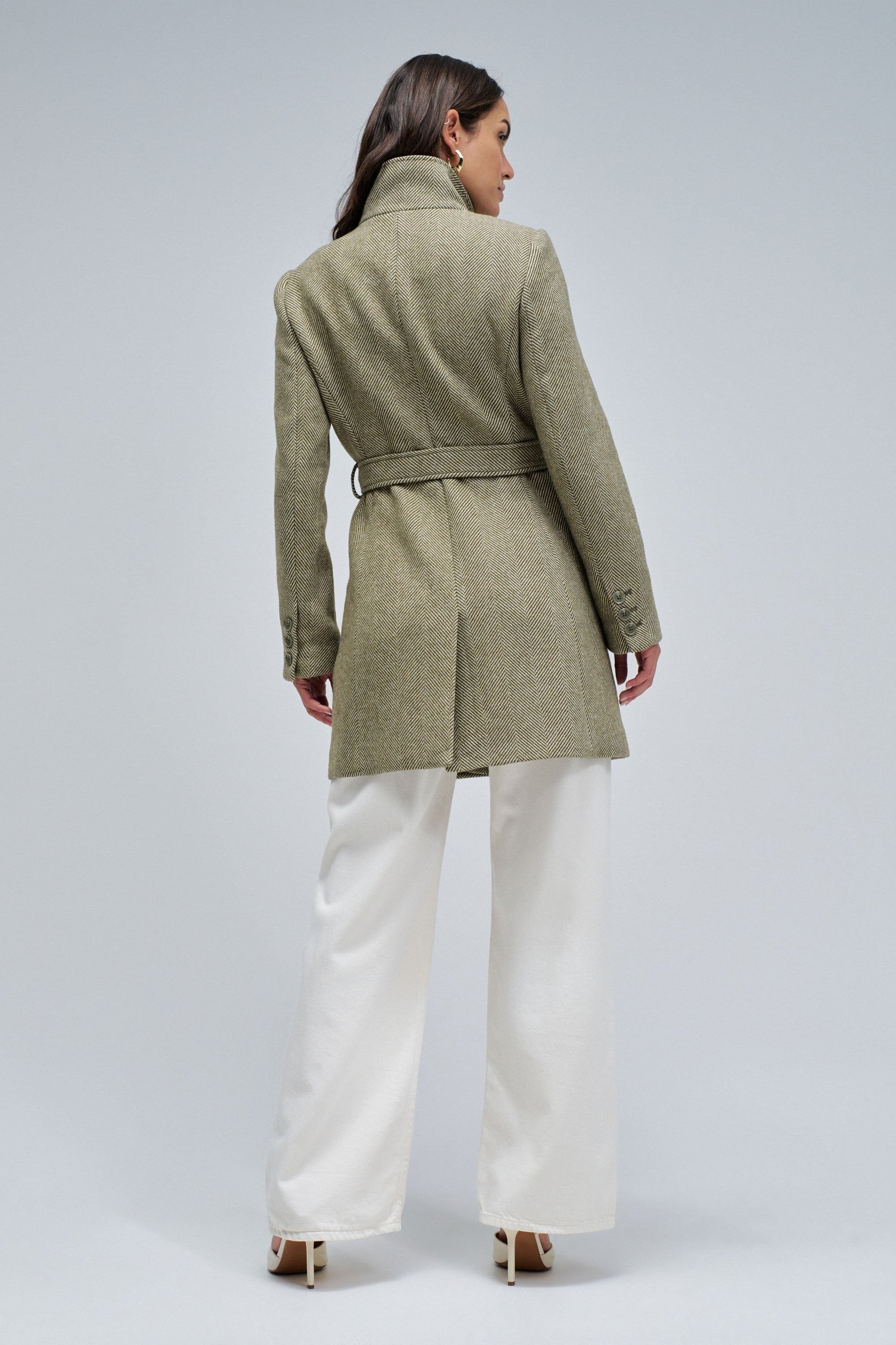 The Reimagined Wool Coat in Dark Grey Jackets Salsa Jeans