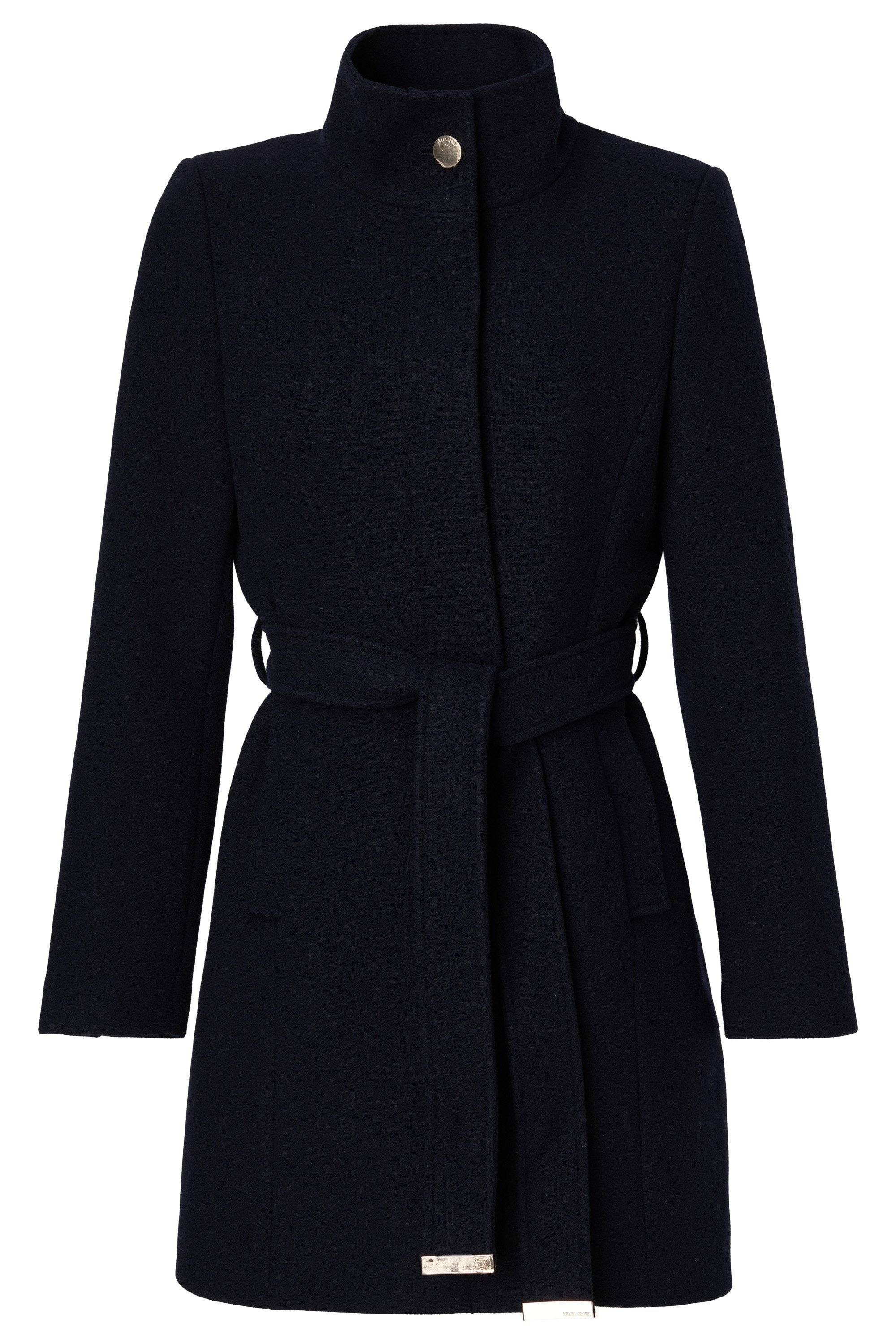 The Reimagined Wool Coat in Dark Blue Jackets Salsa Jeans