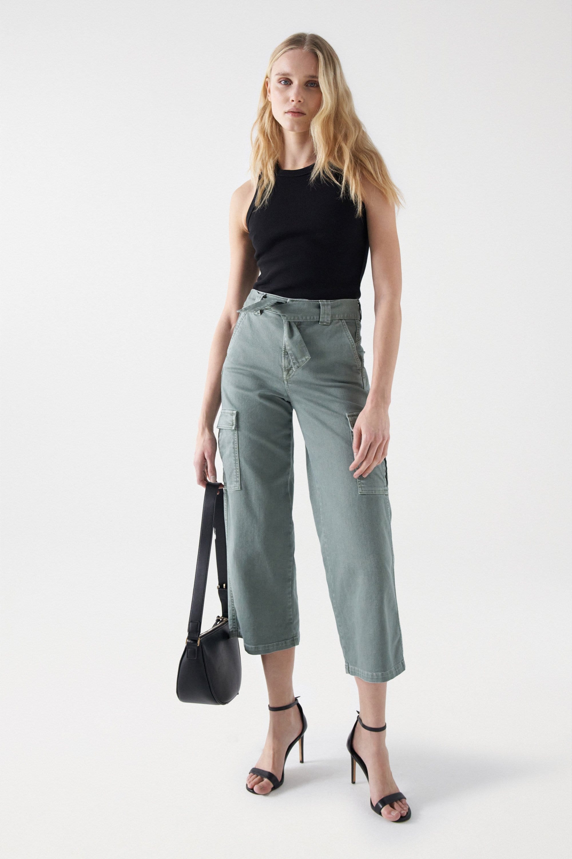 Cargo Faith In Color in Dark Green V1 Jeans Salsa Jeans   