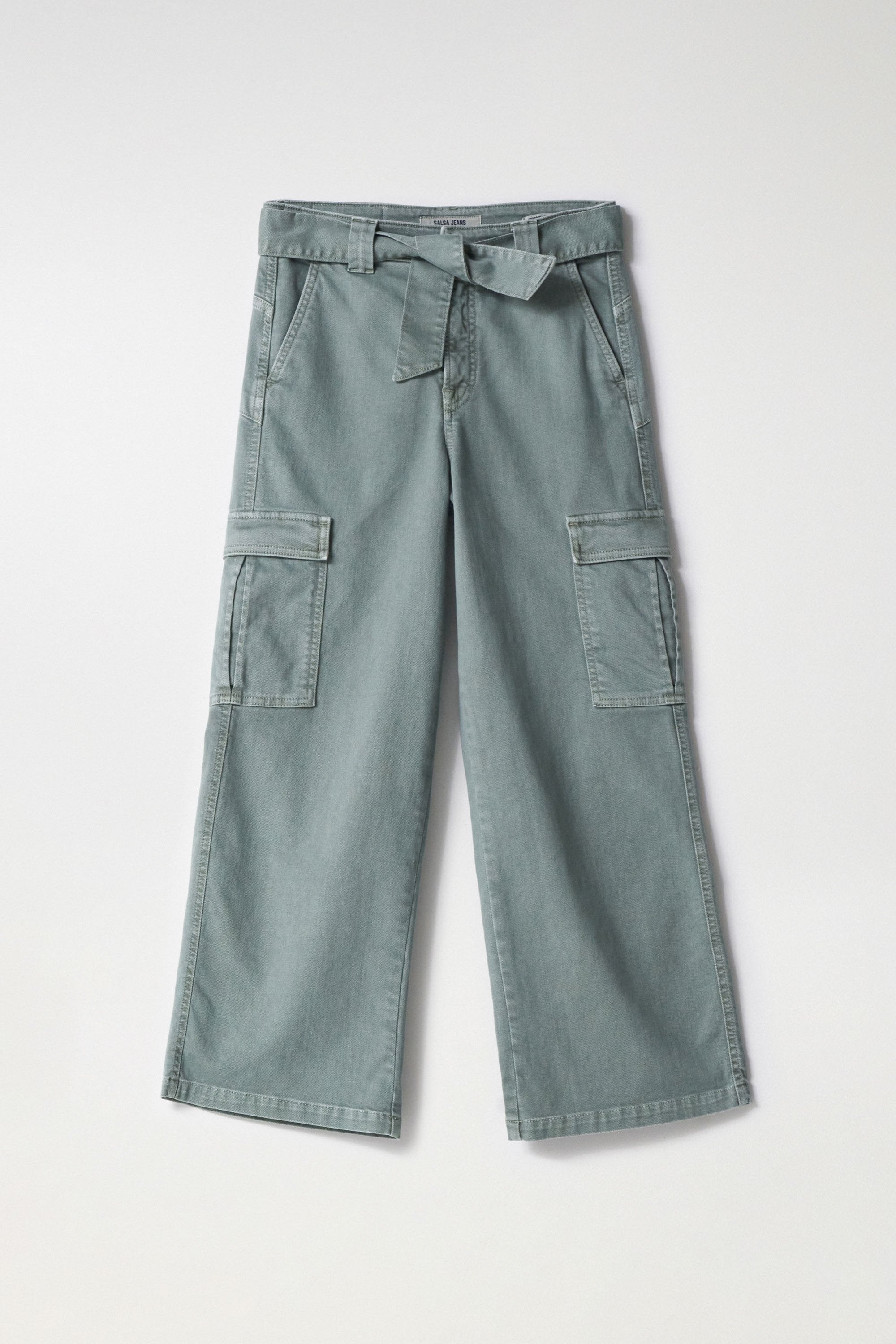 Cargo Faith In Color in Dark Green V1 Jeans Salsa Jeans   