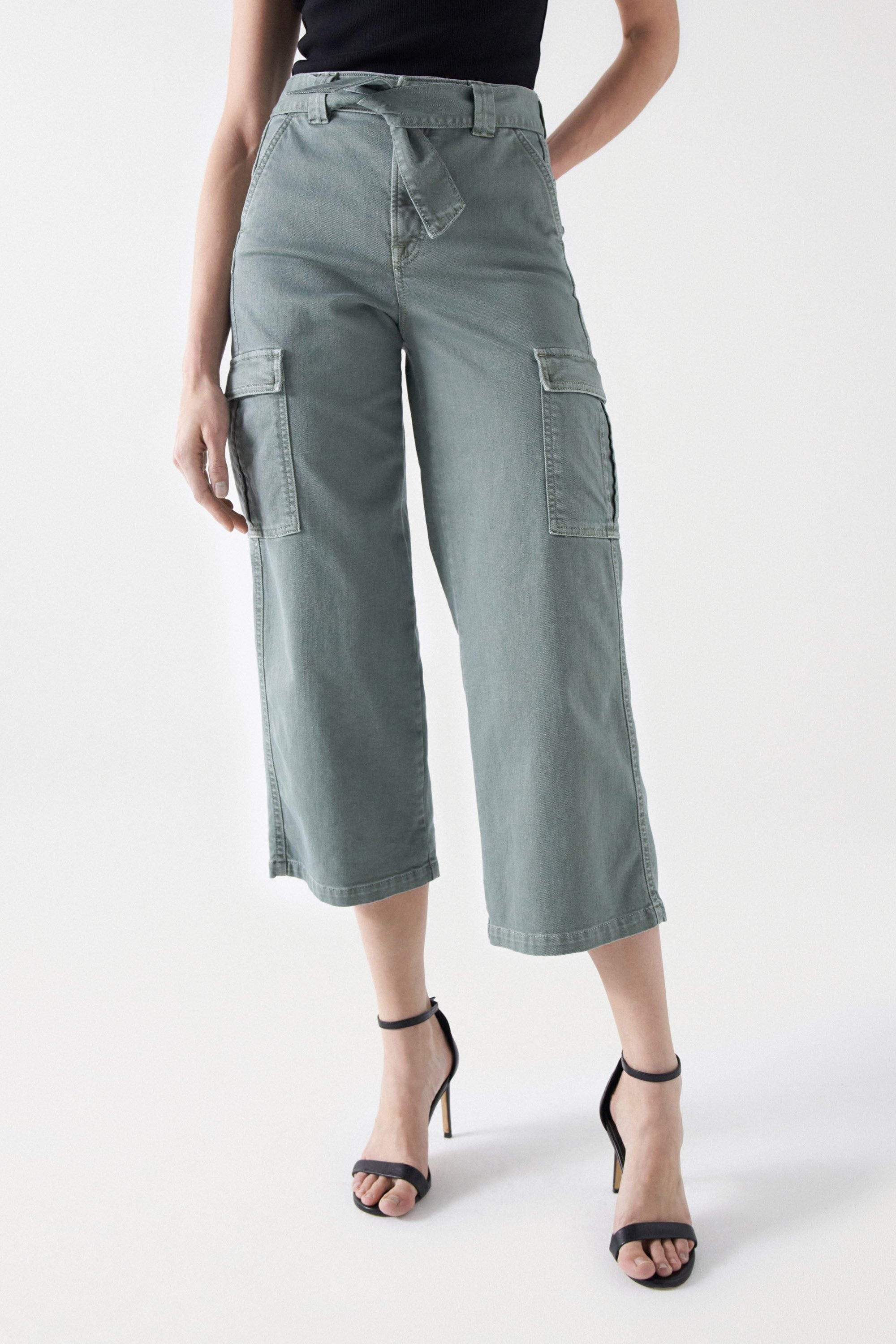 Cargo Faith In Color in Dark Green V1 Jeans Salsa Jeans   