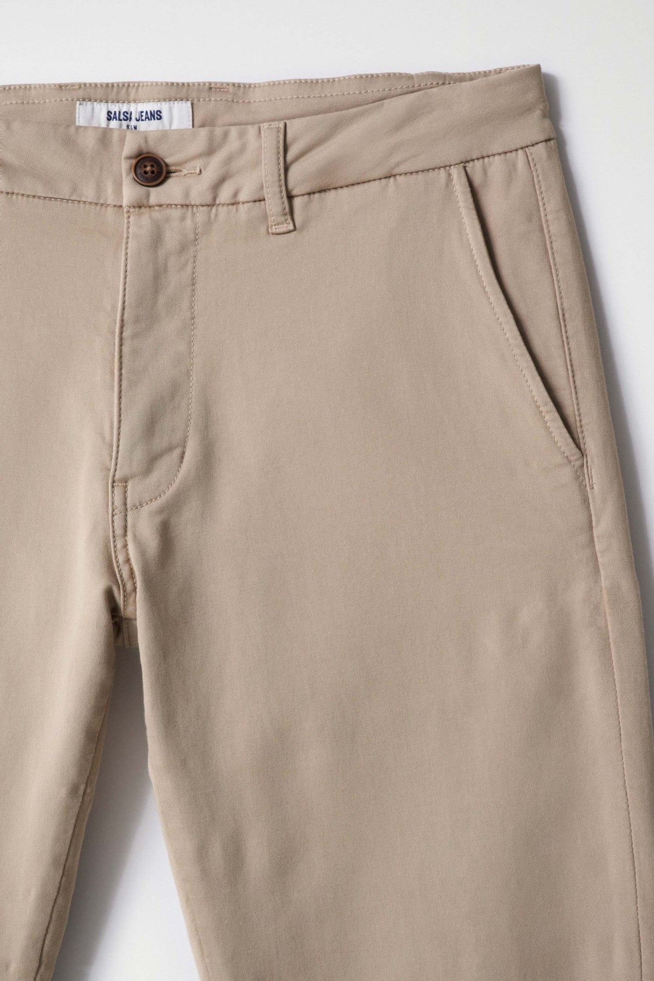 Chino Joggers S-Activ in Medium Beige Pants Salsa Jeans