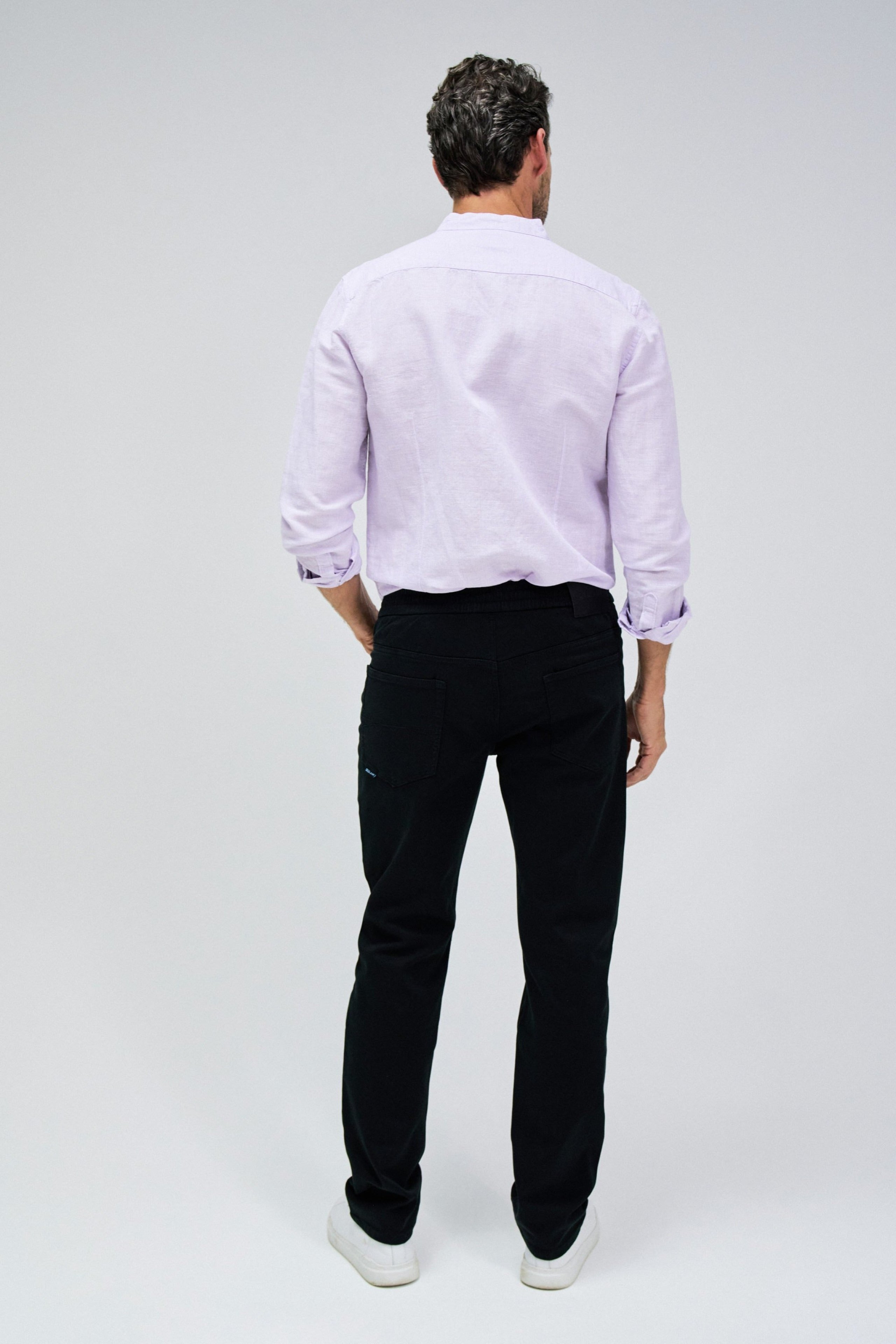 Regular Jogger S-Activ Colors in Black Pants Salsa Jeans