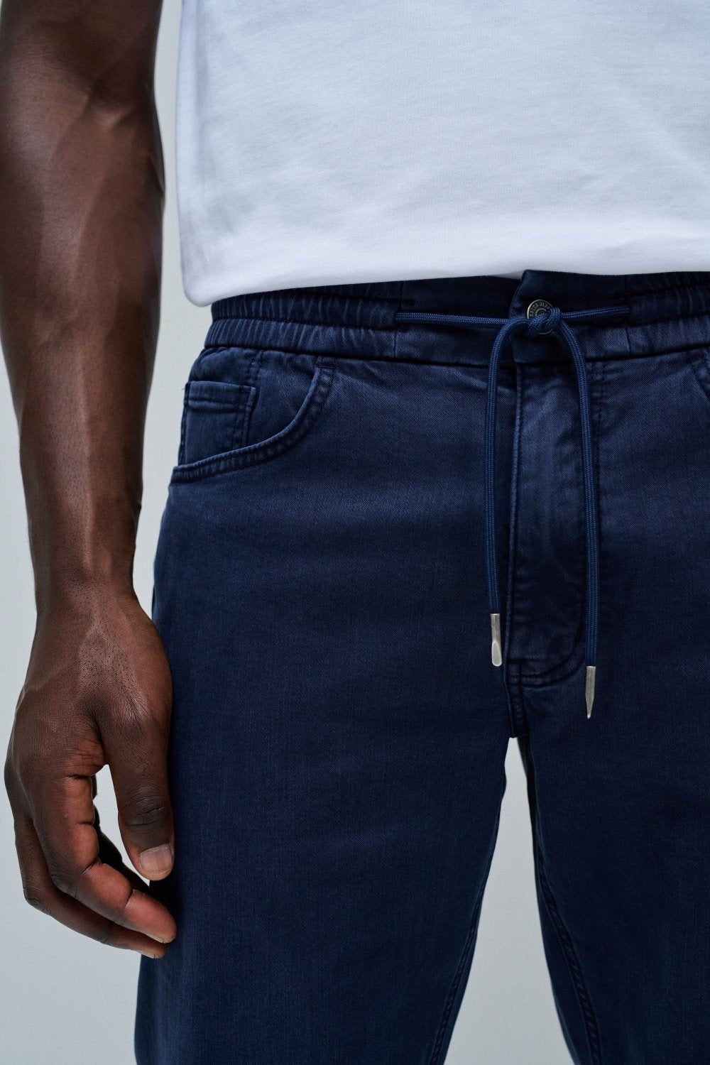 Regular Jogger S-Activ Colors in Dark Blue Pants Salsa Jeans