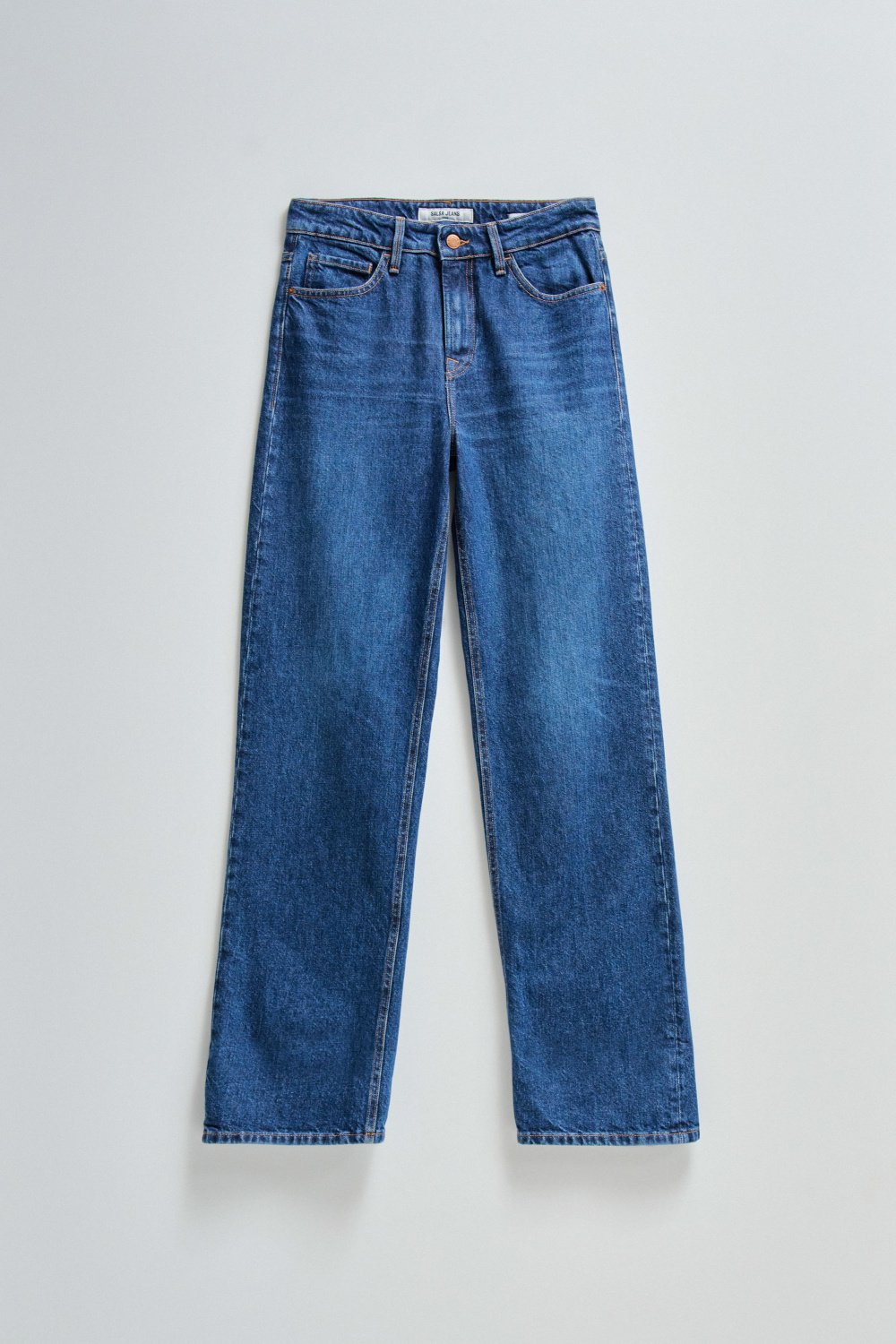 True With Cuff in Medium Wash Jeans Salsa Jeans   