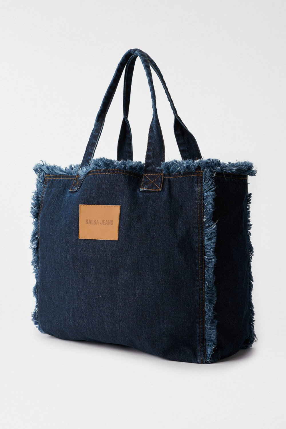 Denim tote bag in dark wash bags Salsa Jeans   