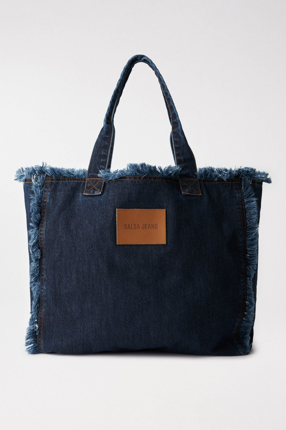 Denim tote bag in dark wash bags Salsa Jeans   