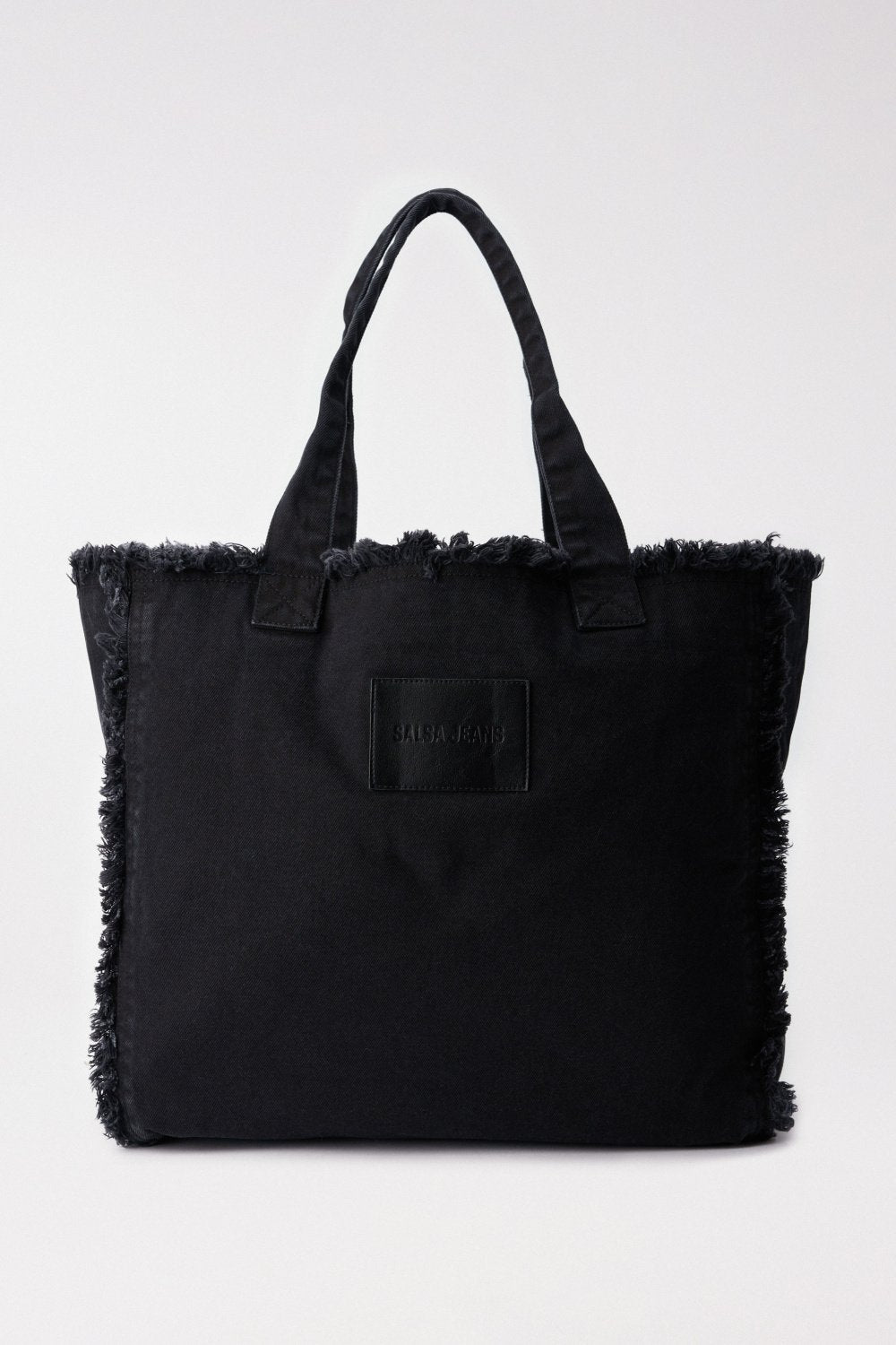 Denim Tote Bag in Black Bags Salsa Jeans   