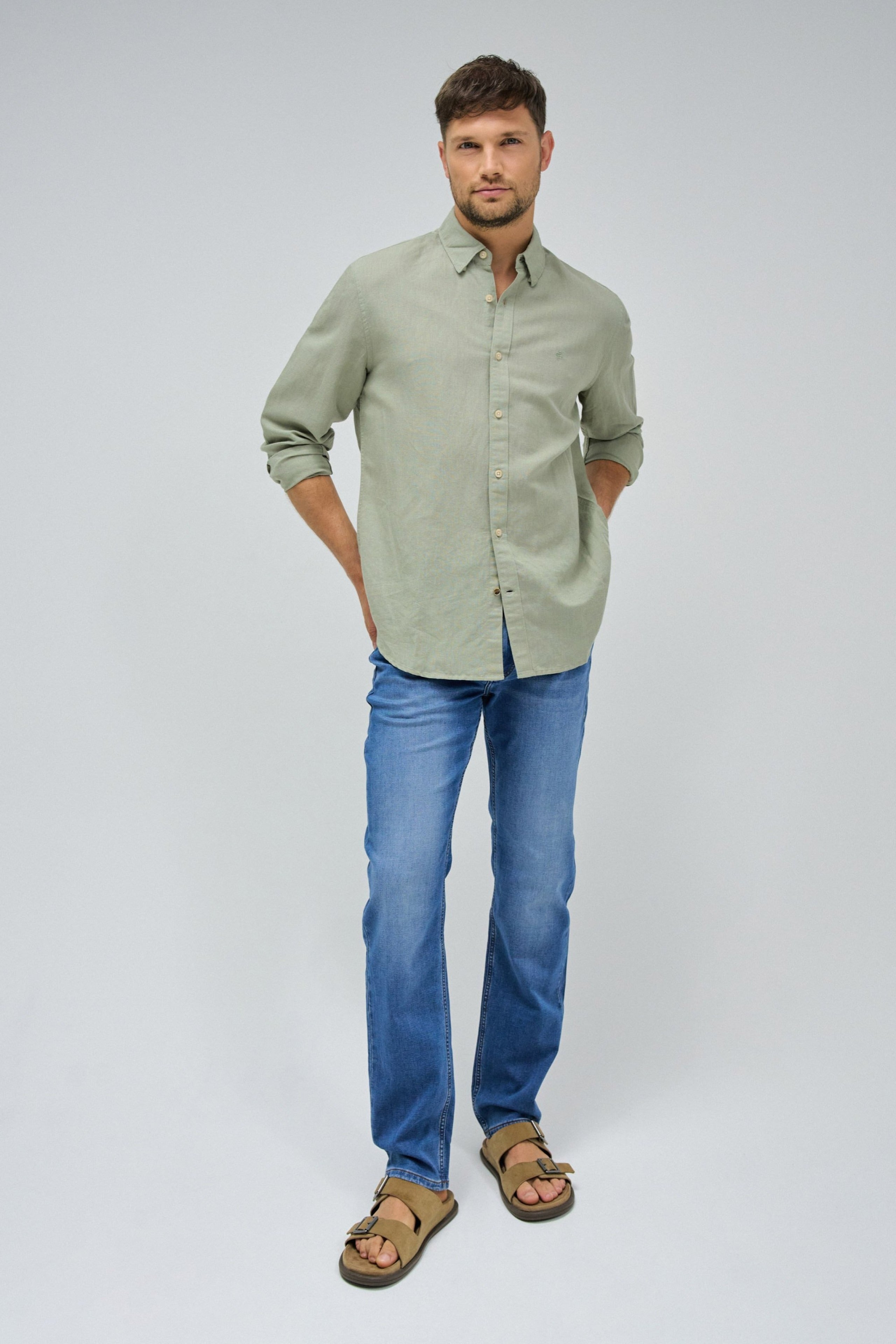 Regular Jogger S-Activ in Medium Light Pants Salsa Jeans