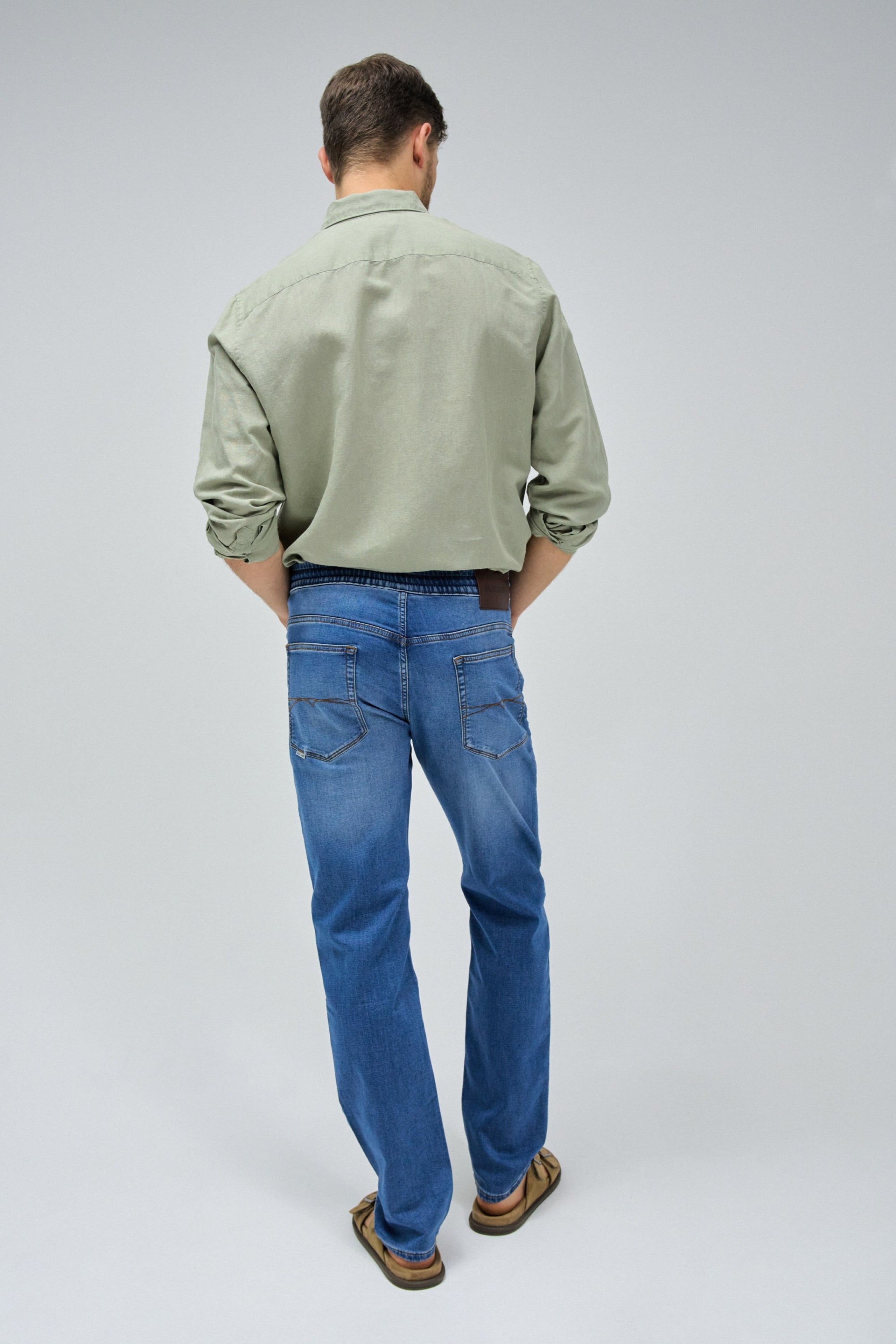 Regular Jogger S-Activ in Medium Light Pants Salsa Jeans