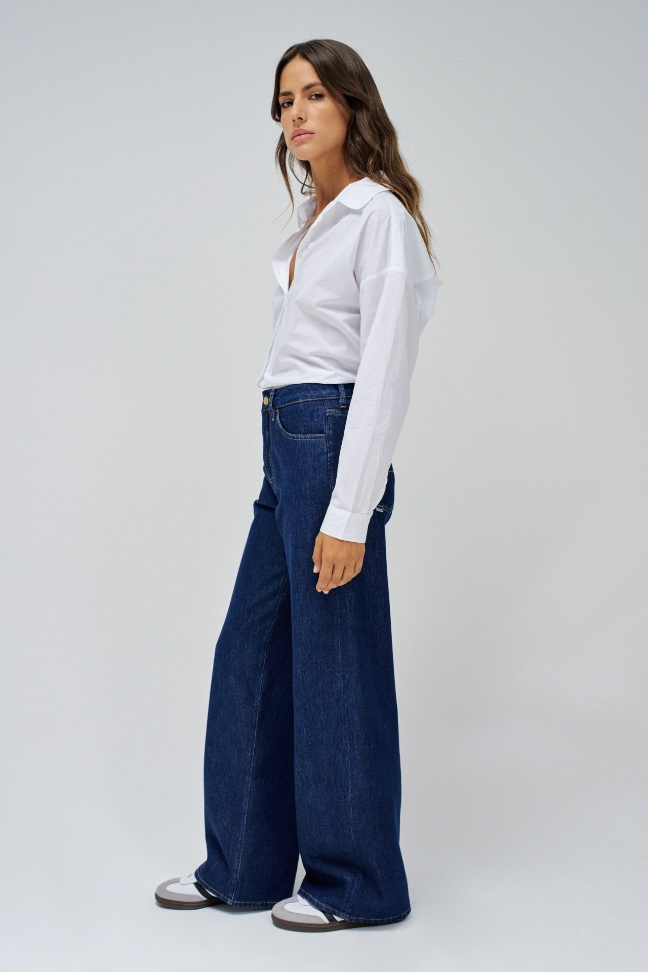 Wide leg in dark wash jeans Salsa Jeans