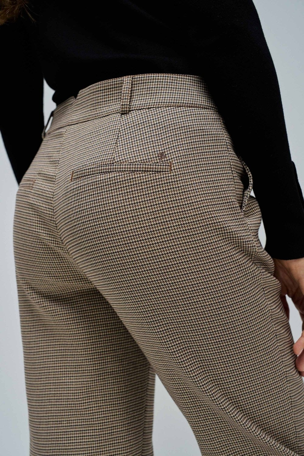 Basic High Waist Chino in Medium Brown Pants Salsa Jeans