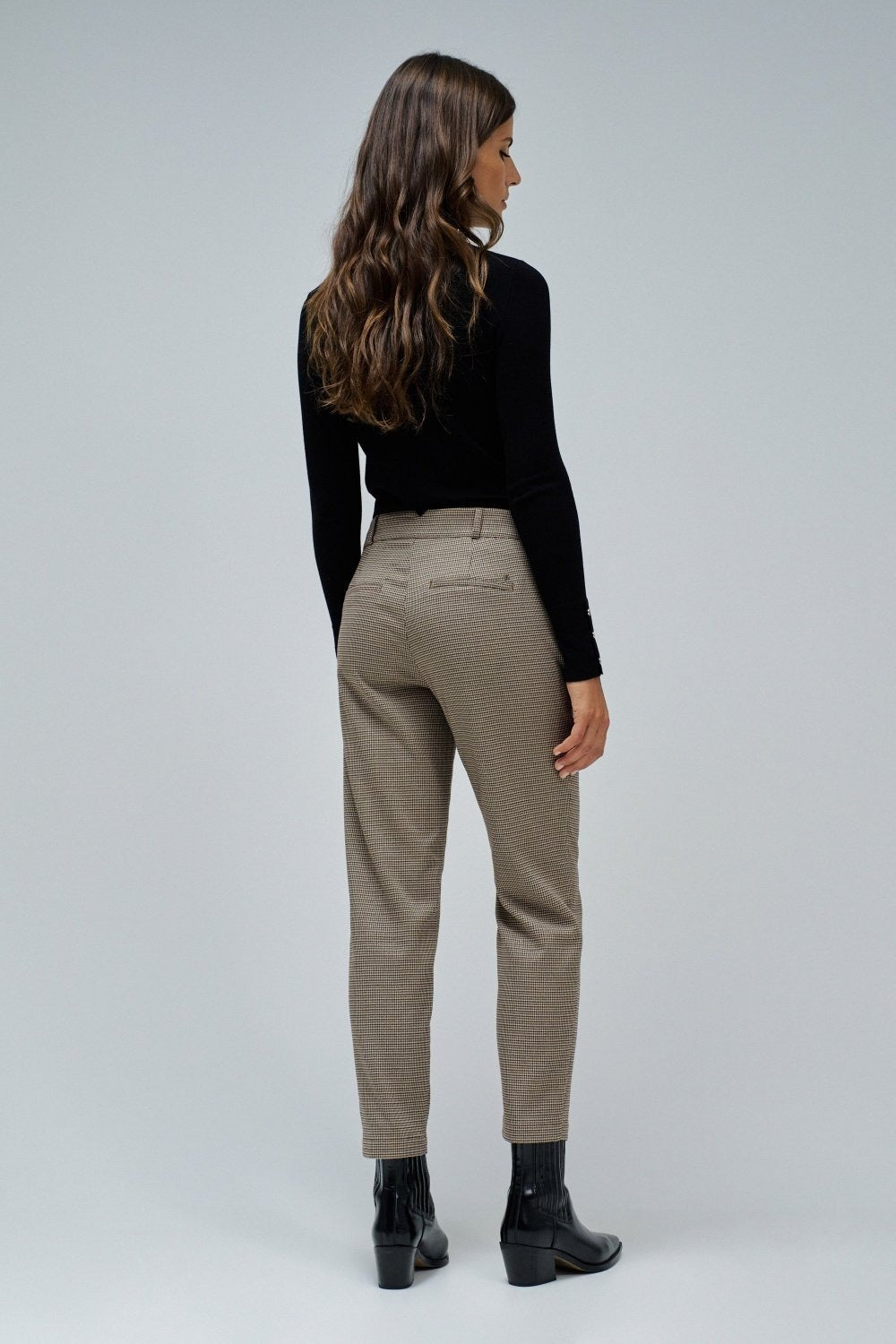 Basic High Waist Chino in Medium Brown Pants Salsa Jeans