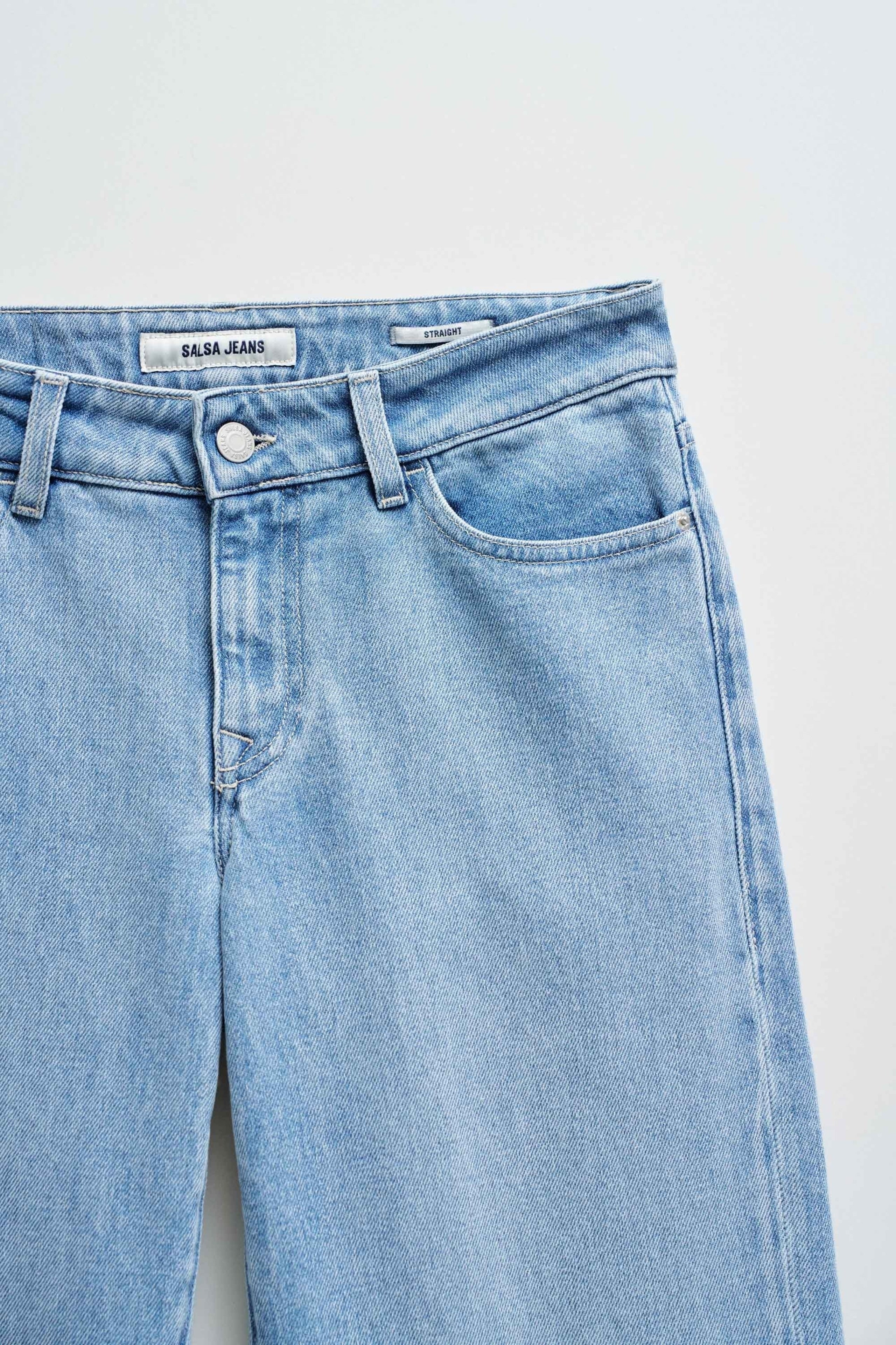 Low Rise Jeans in Medium Light Denim Salsa Jeans