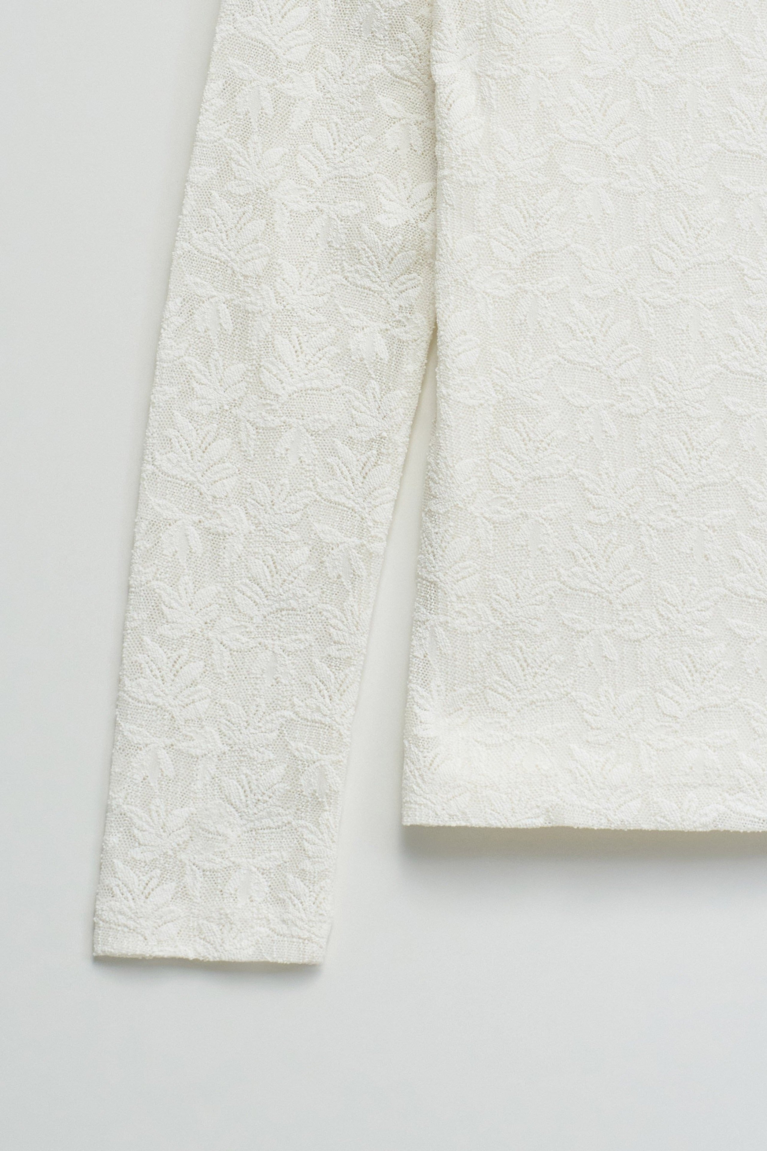 Lace Long Sleeve in Light Beige T-Shirts Salsa Jeans