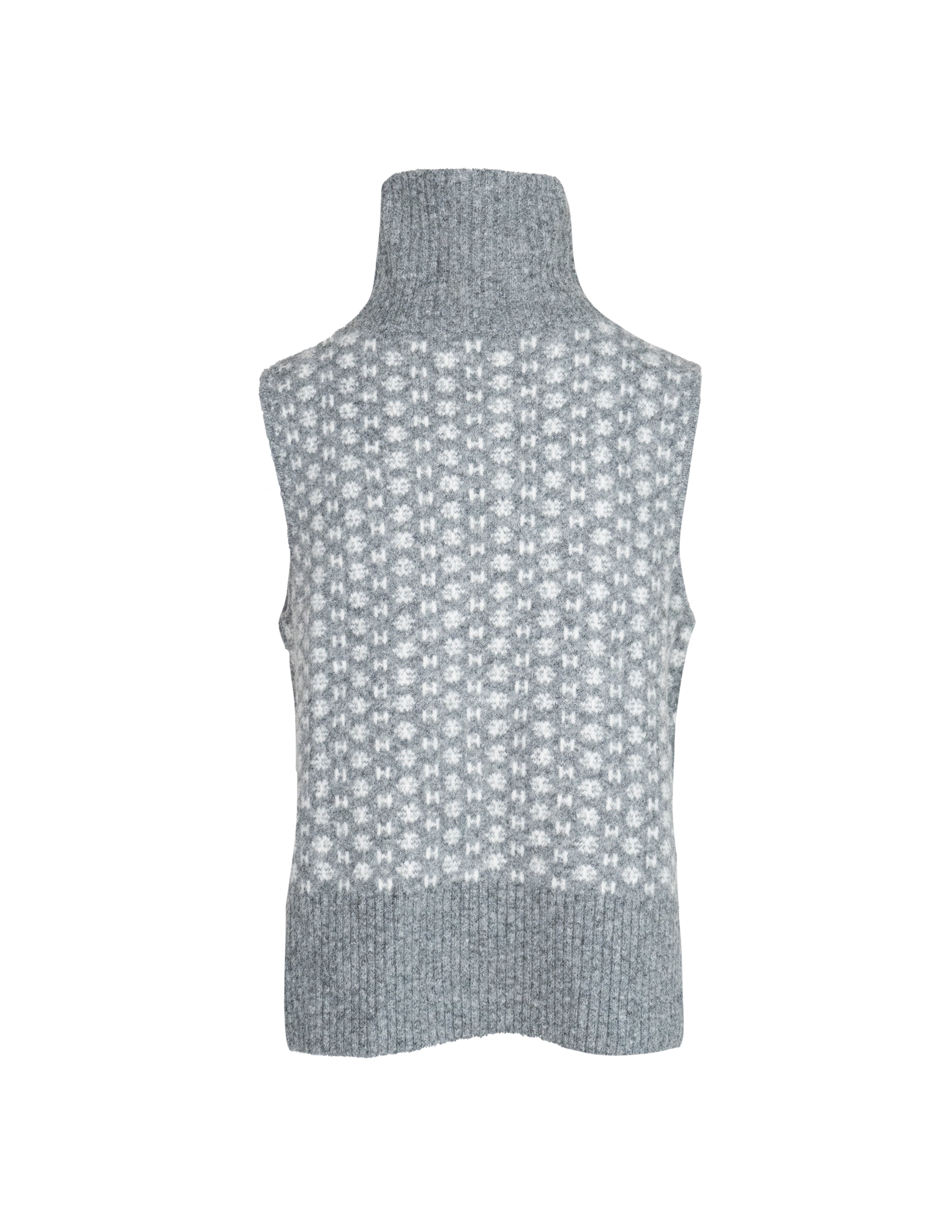 LOGO Vest in Dark grey melange Pullover Hést   